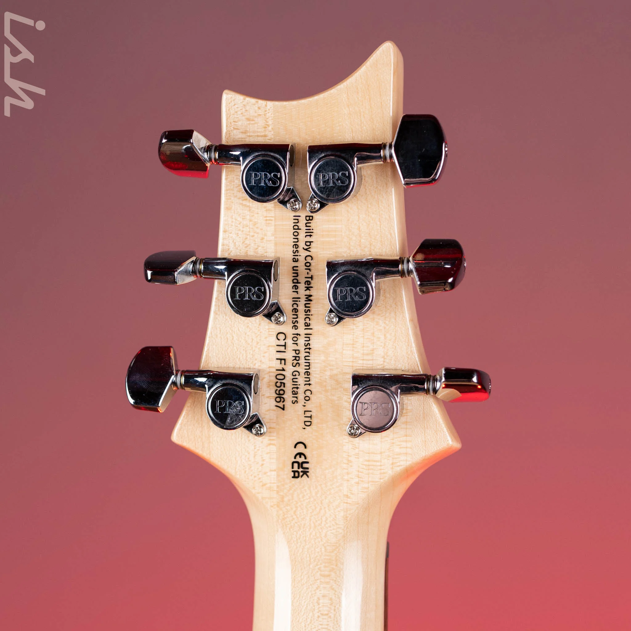 PRS SE Custom 24 Electric Guitar Blue Fade Demo - Image 10