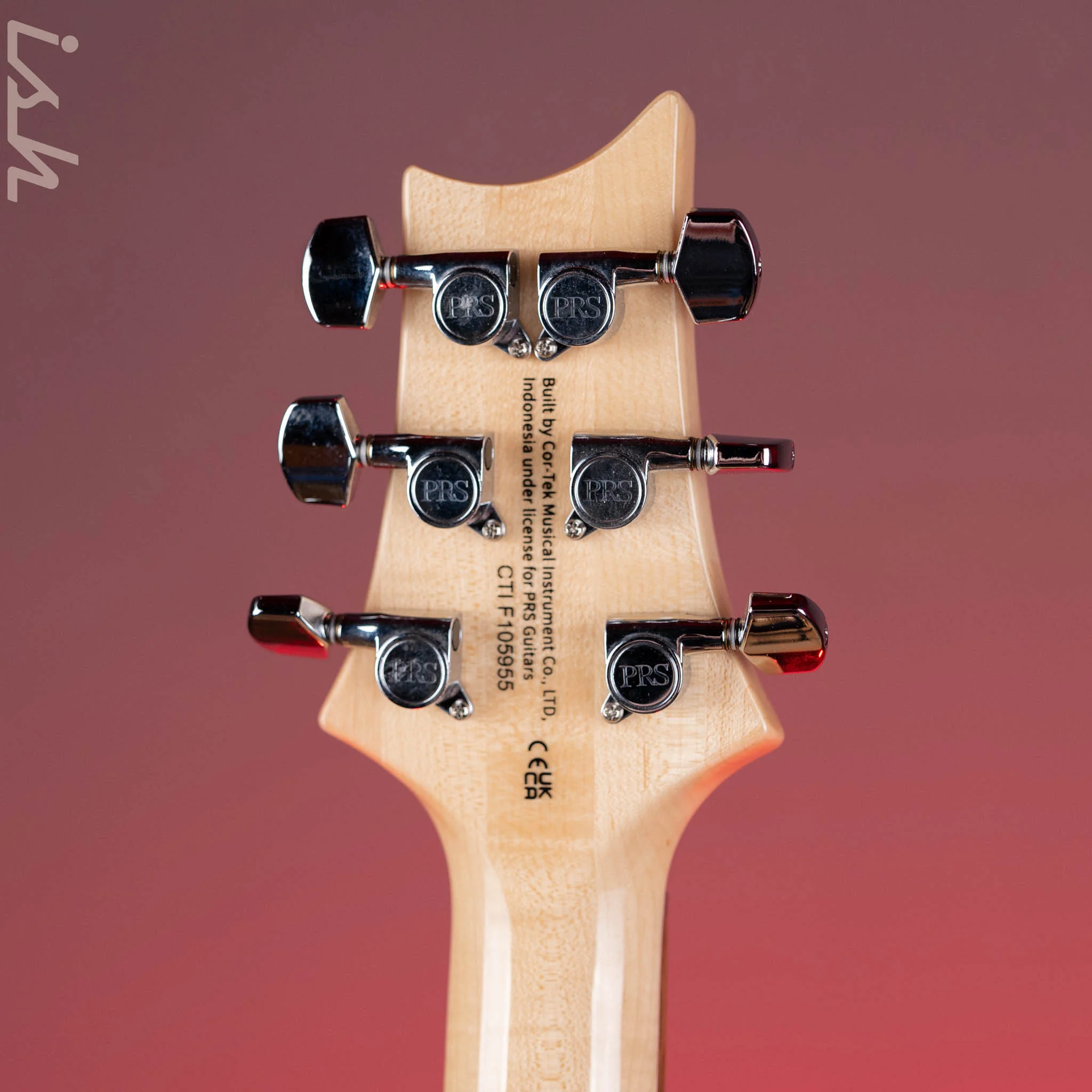 PRS SE Custom 24 Electric Guitar Blue Fade Demo - Image 10