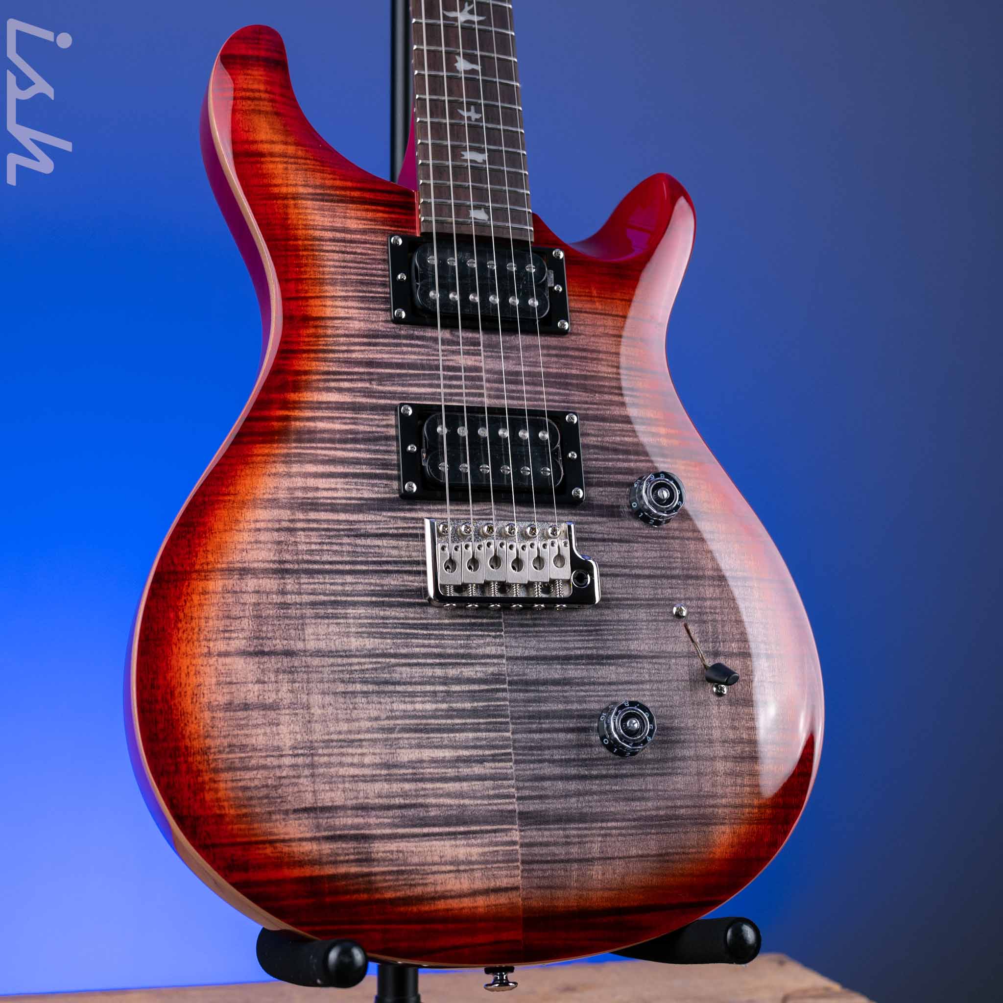 PRS SE Custom 24 Electric Guitar Charcoal Cherry Burst *2025 Release!*
