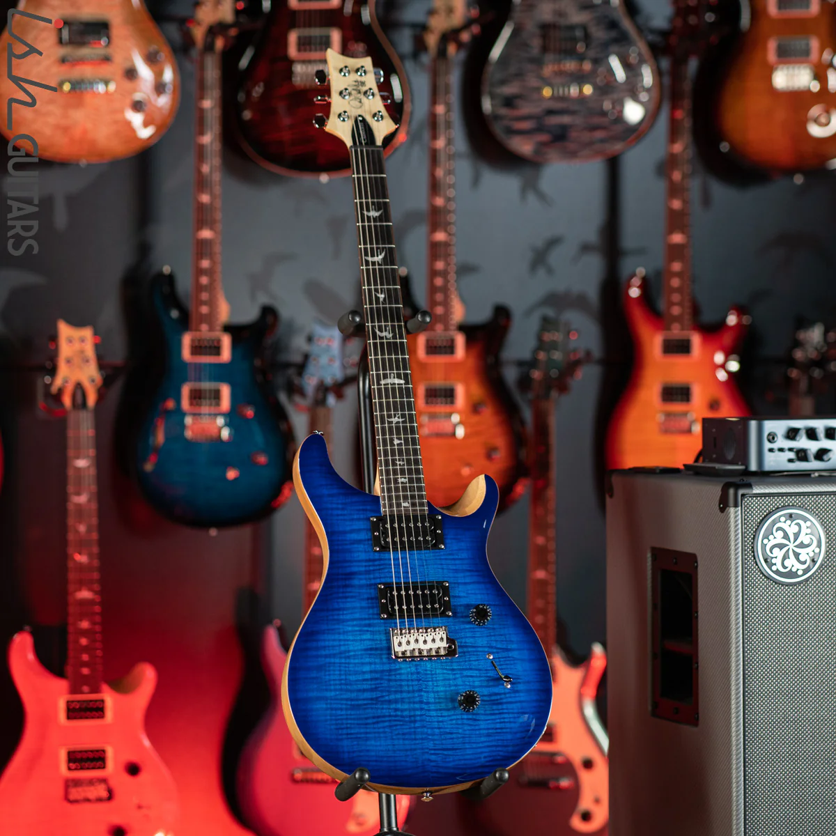 PRS SE Custom 24 Faded Blue Burst - Image 2