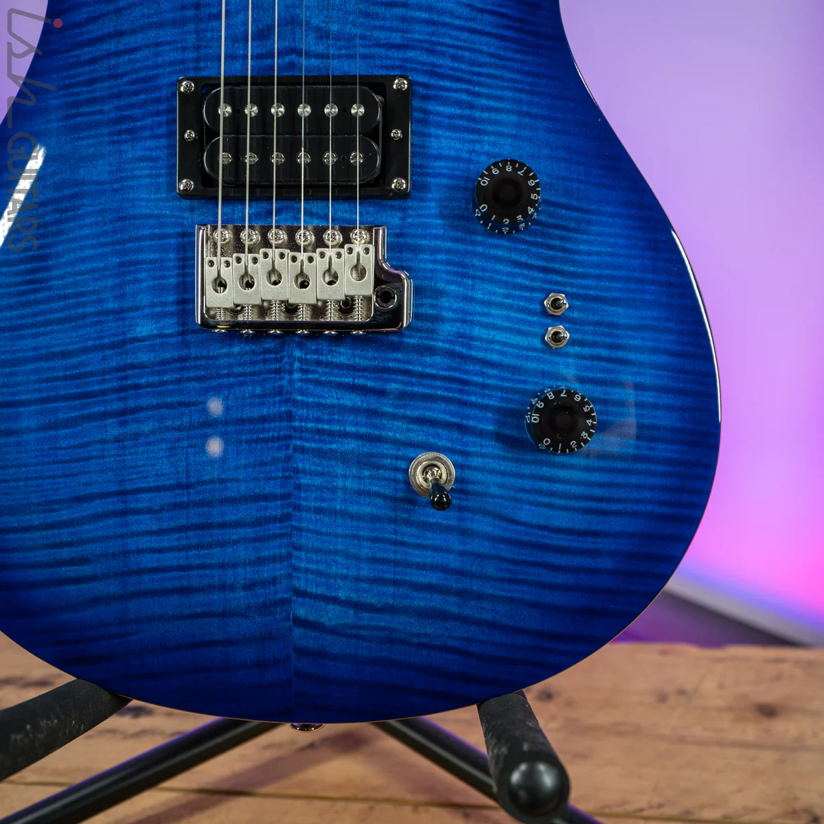 PRS SE Custom 24 Faded Blue Burst 35th Anniversary - Image 4