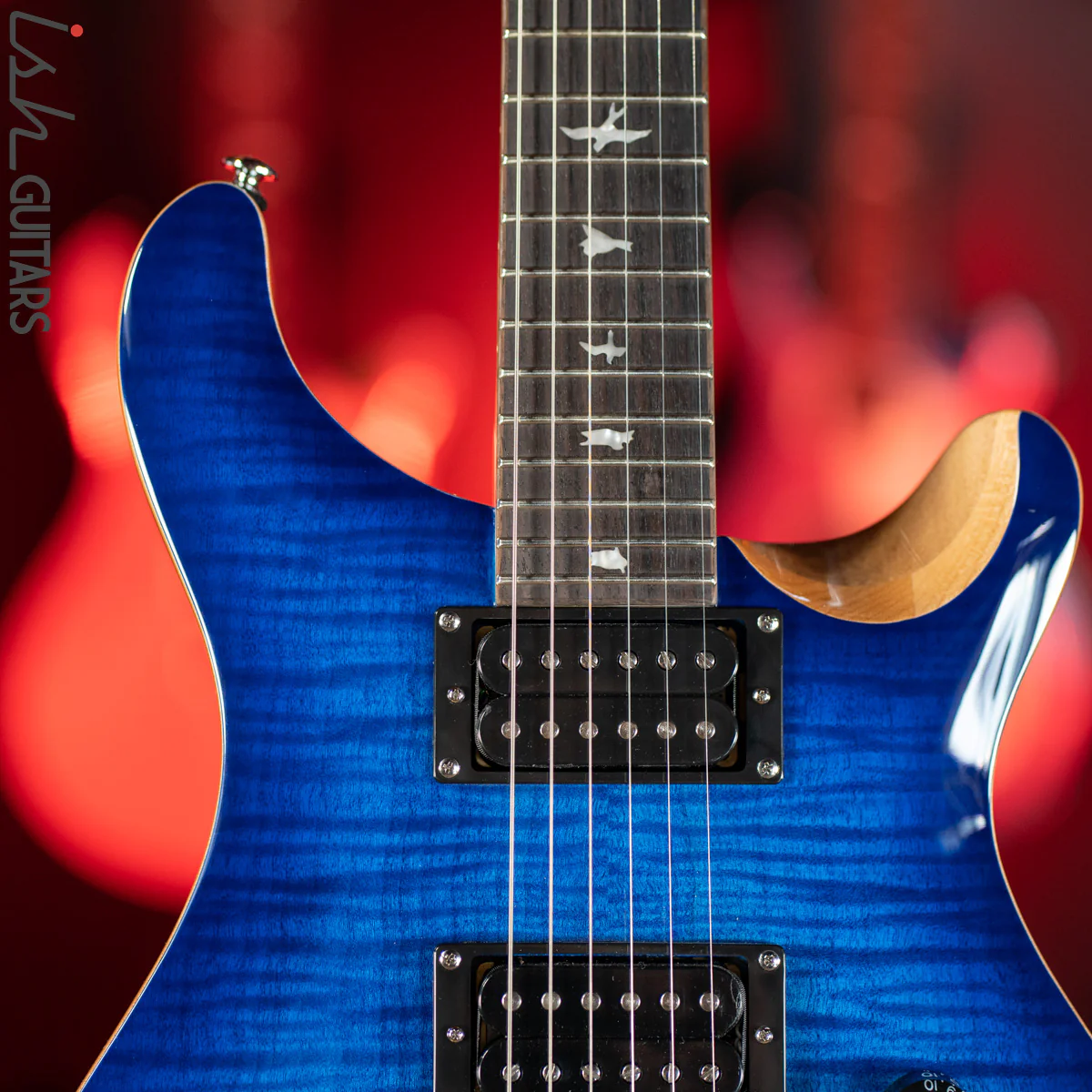 PRS SE Custom 24 Faded Blue Burst - Image 3