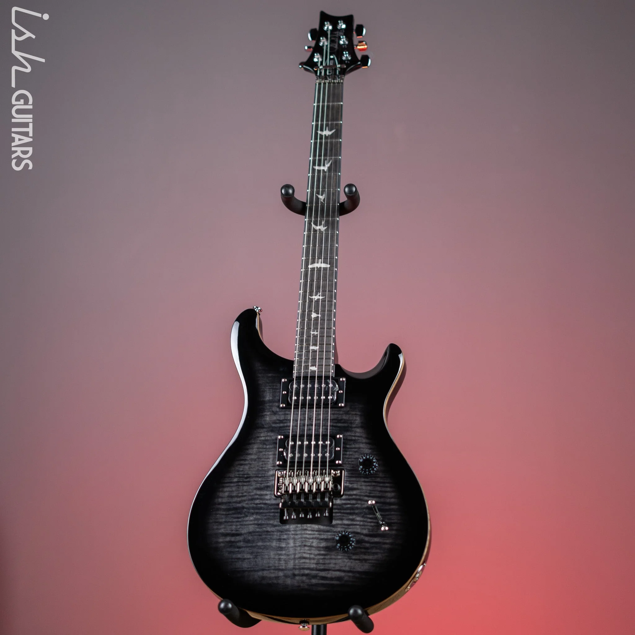 PRS SE Custom 24 “Floyd” Charcoal Burst - Image 2