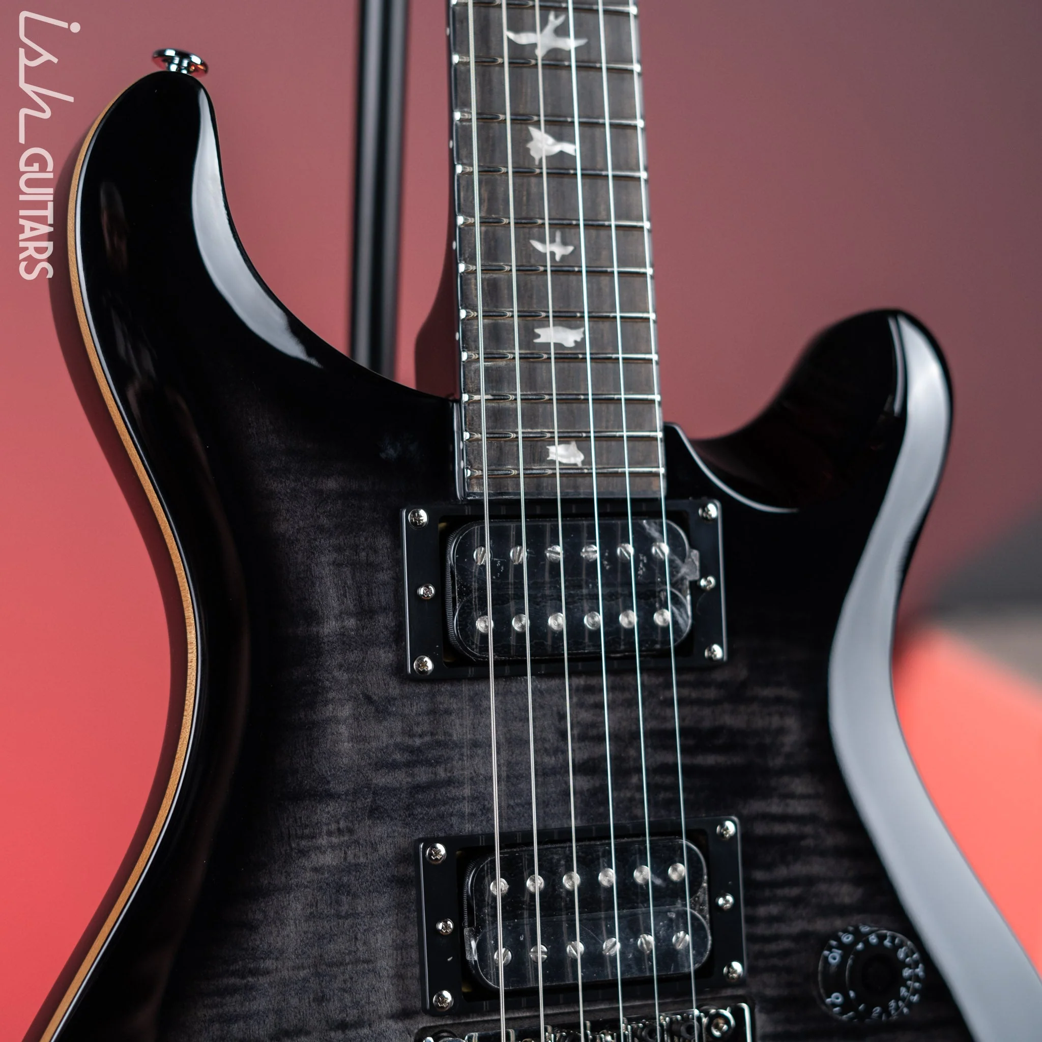 PRS SE Custom 24 “Floyd” Charcoal Burst - Image 3