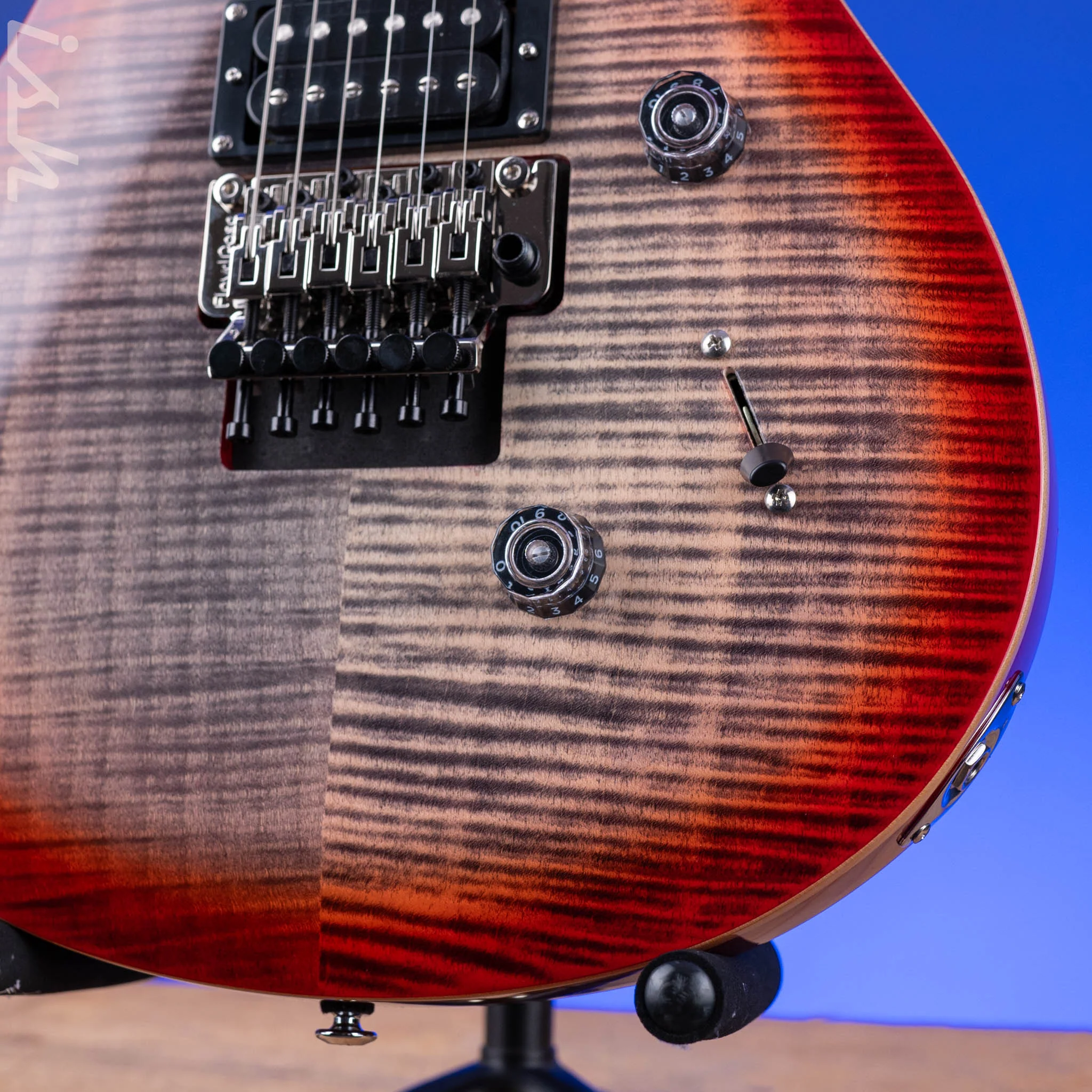 PRS SE Custom 24 Floyd Electric Guitar Charcoal Cherry Burst *2025 Release!* - Image 4
