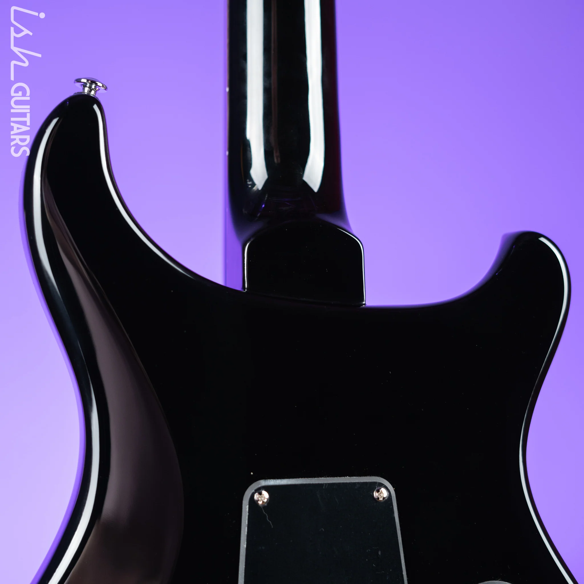 PRS SE Custom 24 Lefty Electric Guitar Black Gold Burst - Image 8