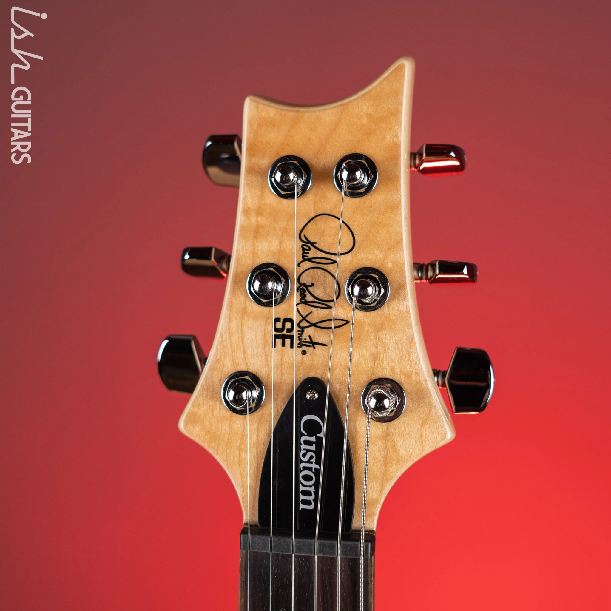 PRS SE Custom 24 Lefty Electric Guitar Faded Blue - Image 5