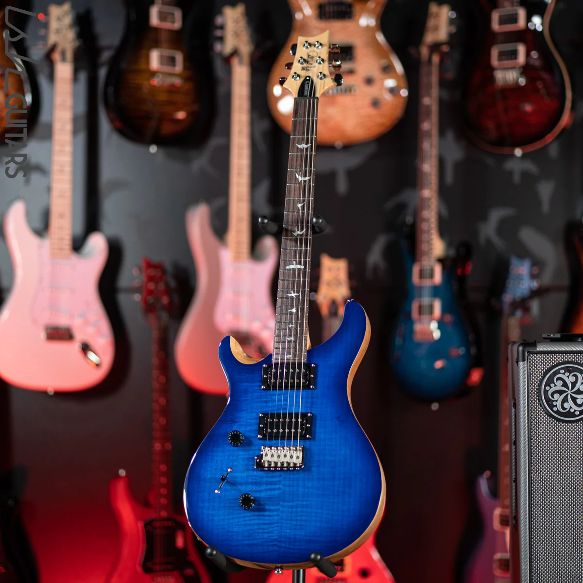 PRS SE Custom 24 Lefty Faded Blue Burst - Image 2