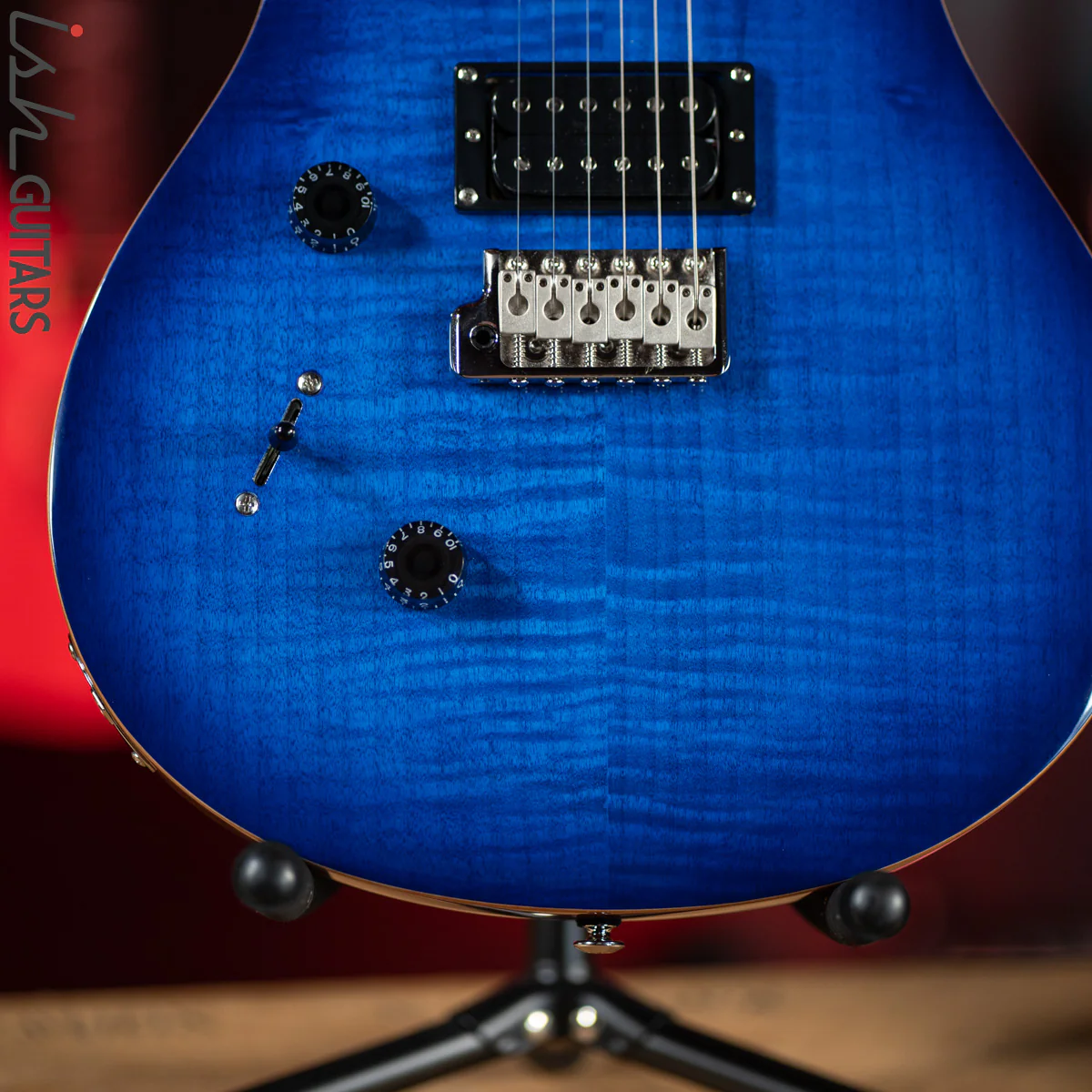 PRS SE Custom 24 Lefty Faded Blue Burst - Image 4