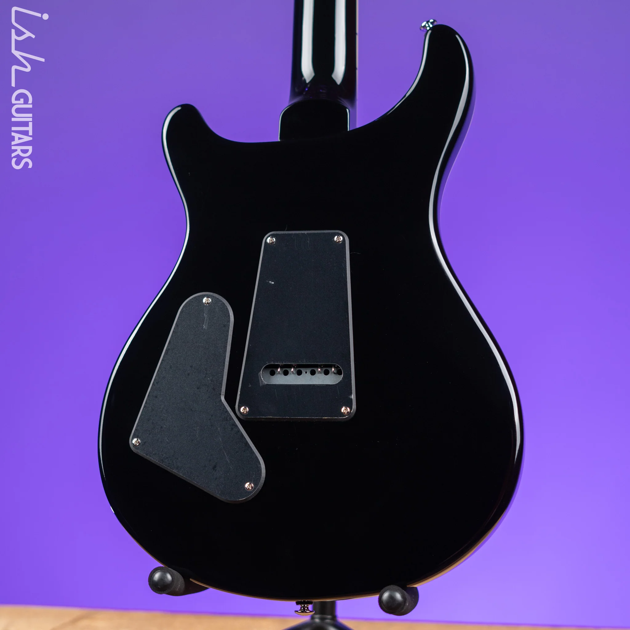 PRS SE Custom 24 Quilt Black Gold Sunburst Electric Guitar - Image 7
