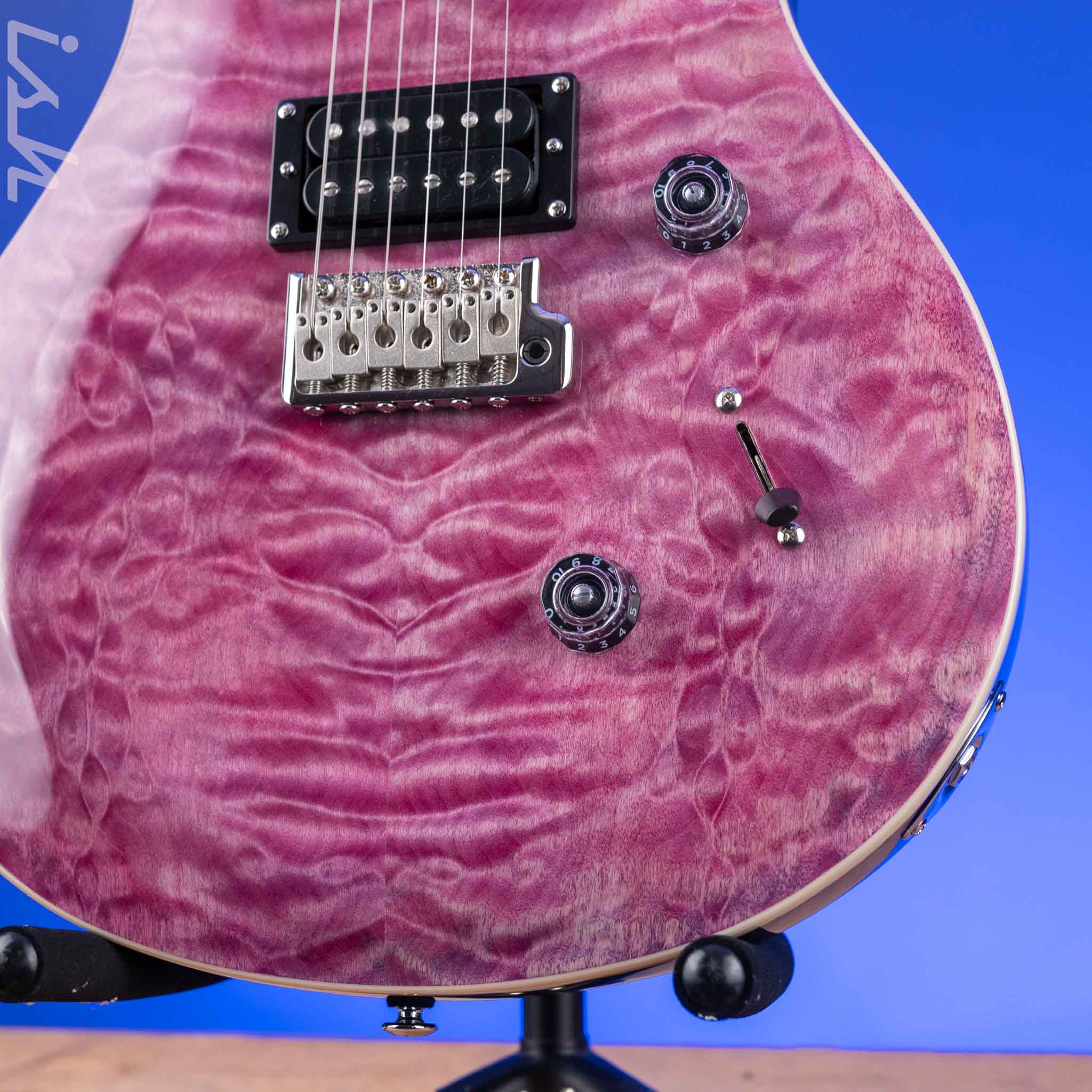 PRS SE Custom 24 Quilt Electric Guitar Violet - Image 4