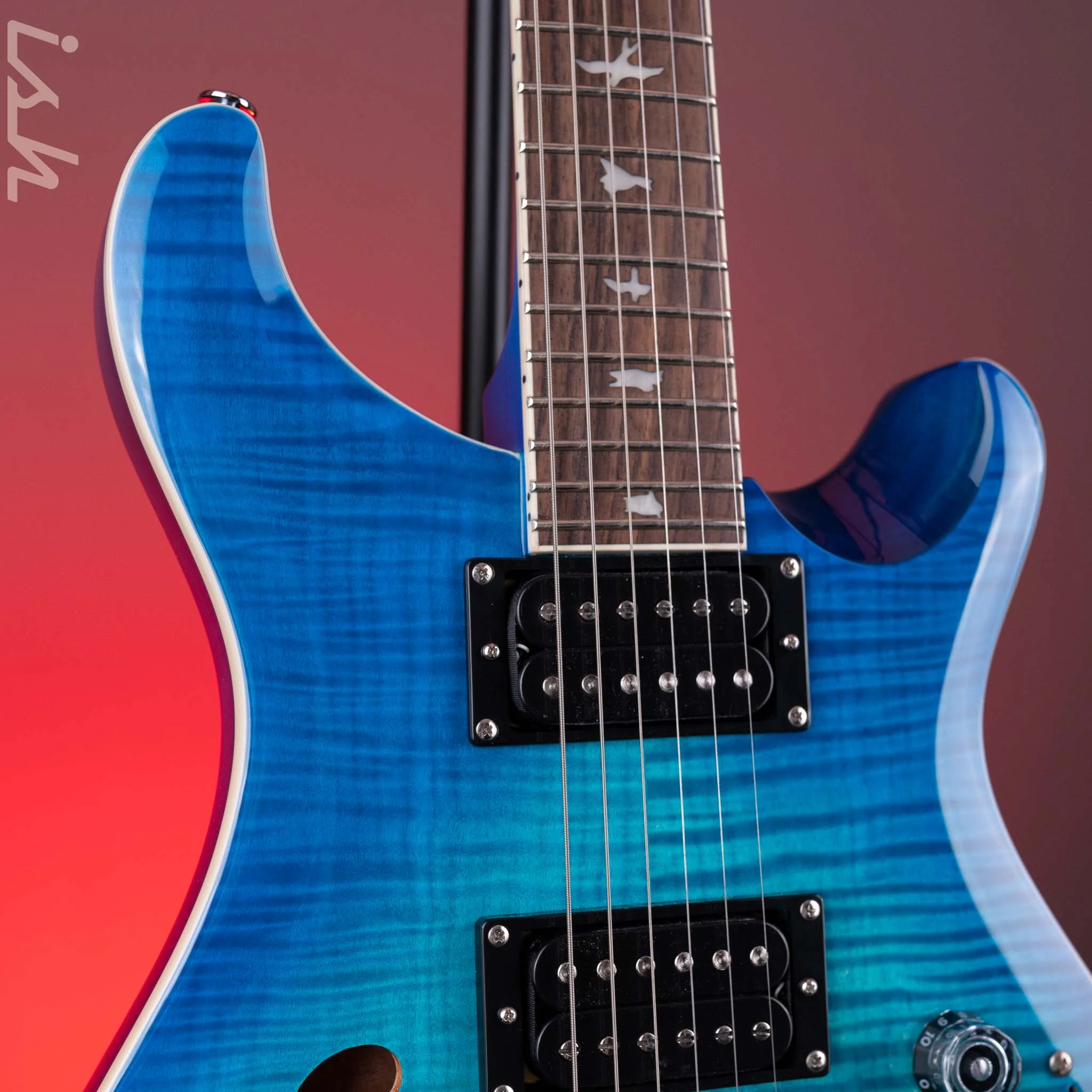 PRS SE Custom 24 Semi-Hollow Piezo Lake Blue *2025 Release!* - Image 3