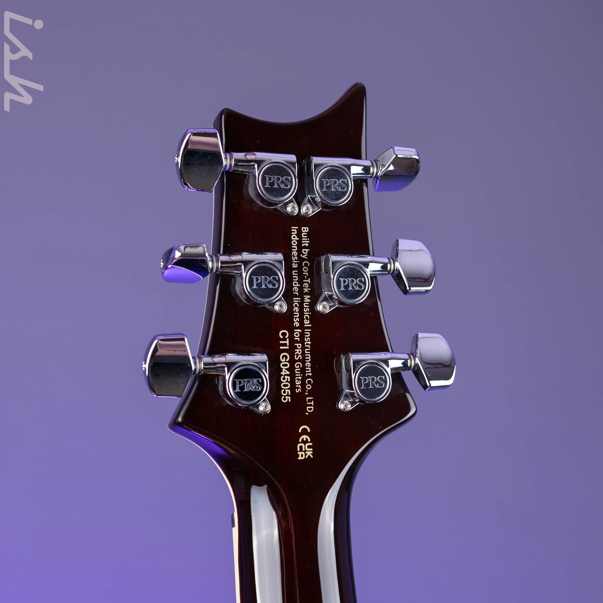 PRS SE Custom 24 Semi-Hollow Piezo Orange Tiger Smokeburst *2025 Release!* - Image 10