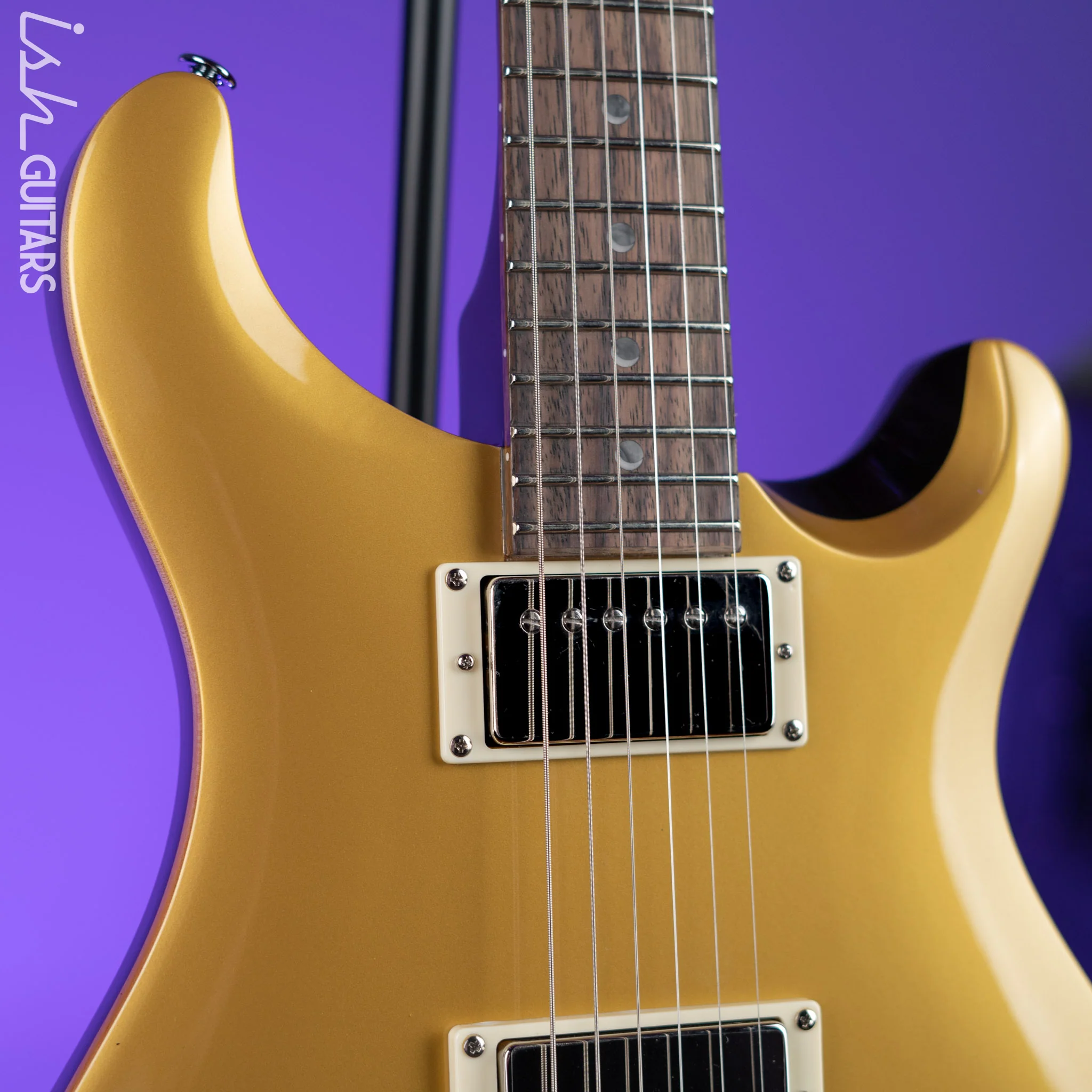 PRS SE DGT David Grissom Electric Guitar Gold Top - Image 3