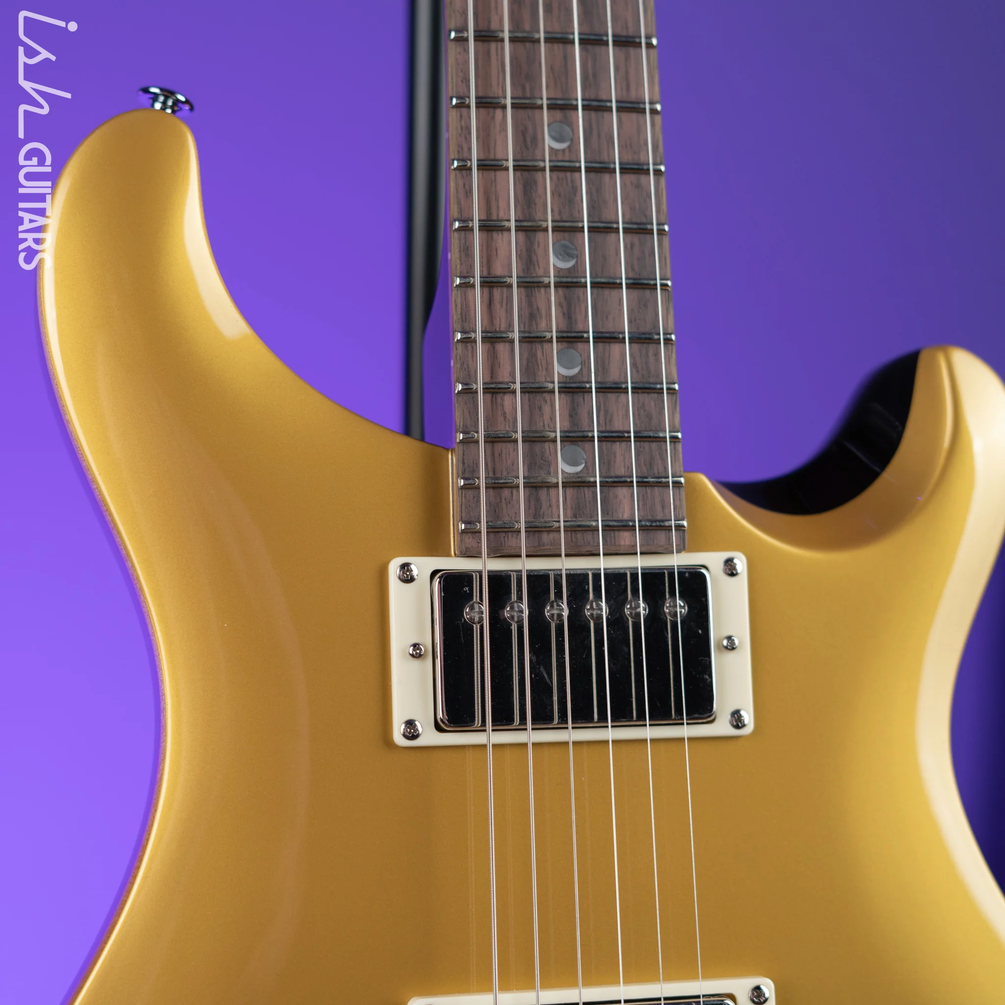 PRS SE DGT David Grissom Electric Guitar Gold Top - Image 3