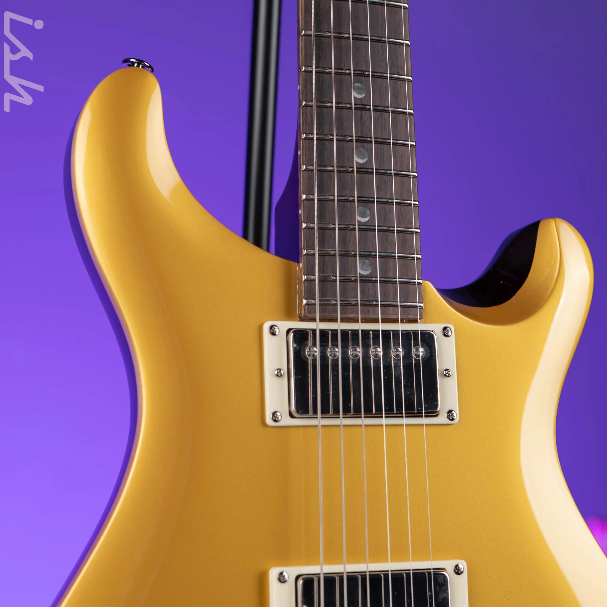 PRS SE DGT David Grissom Electric Guitar Gold Top - Image 3