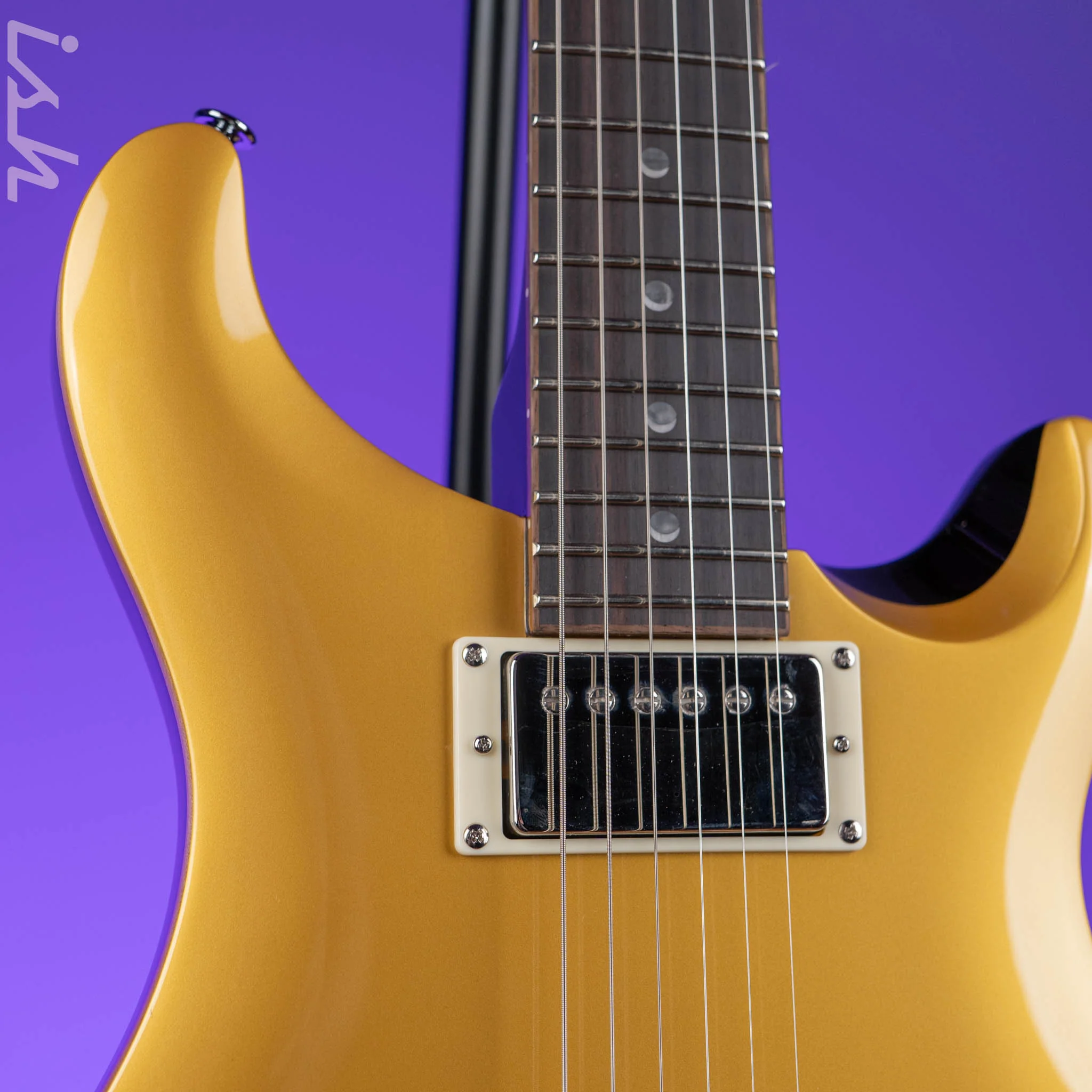 PRS SE DGT David Grissom Electric Guitar Gold Top Demo - Image 3