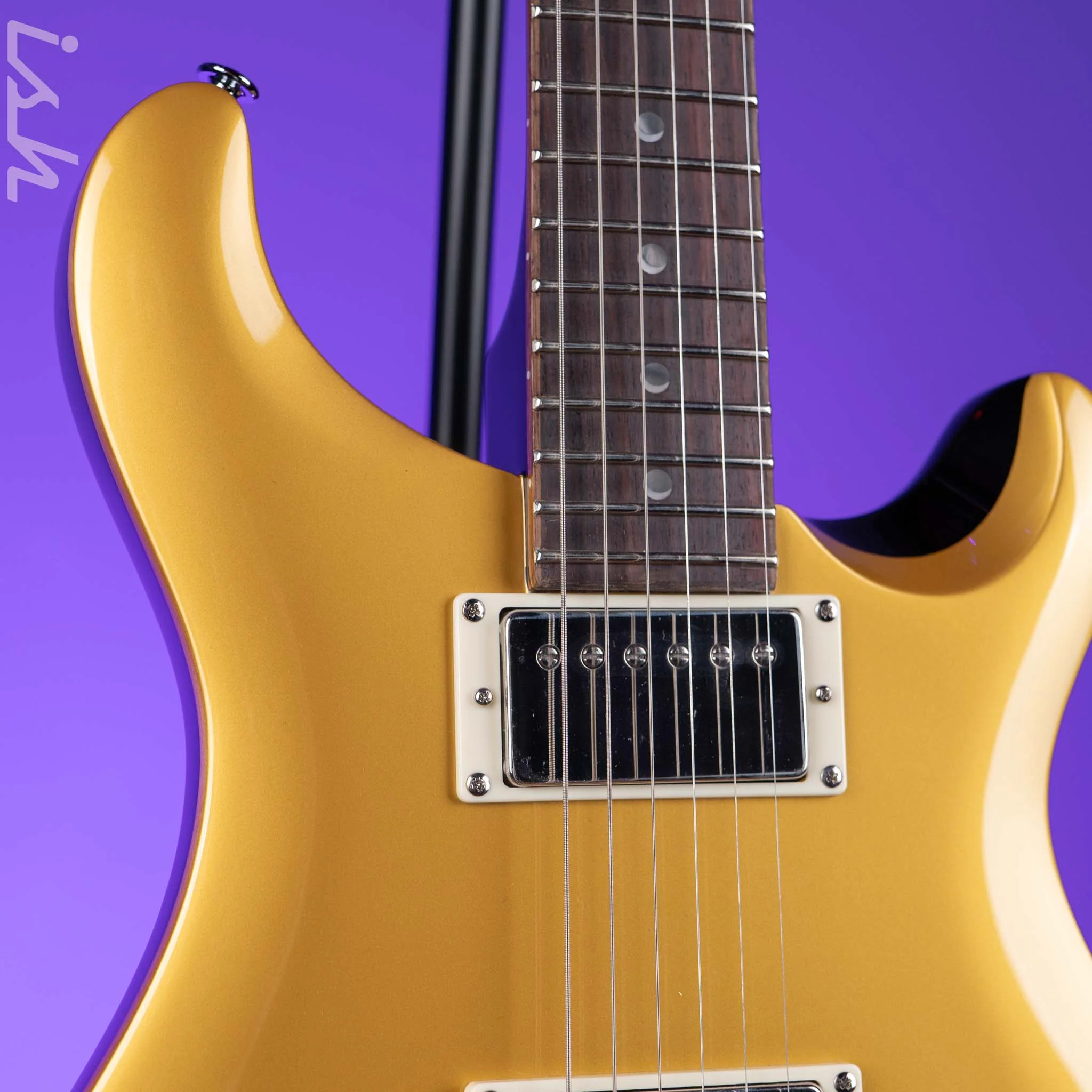PRS SE DGT David Grissom Electric Guitar Gold Top Demo - Image 3