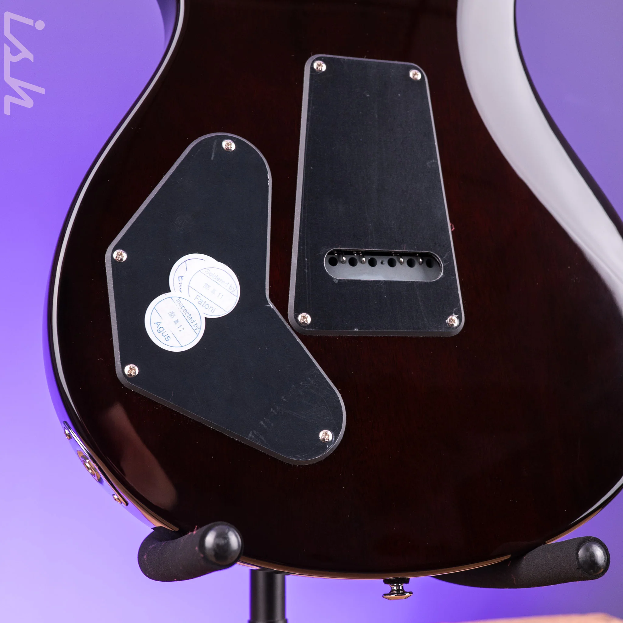 PRS SE DGT Standard Moon Inlay McCarty Tobacco Sunburst - Image 10