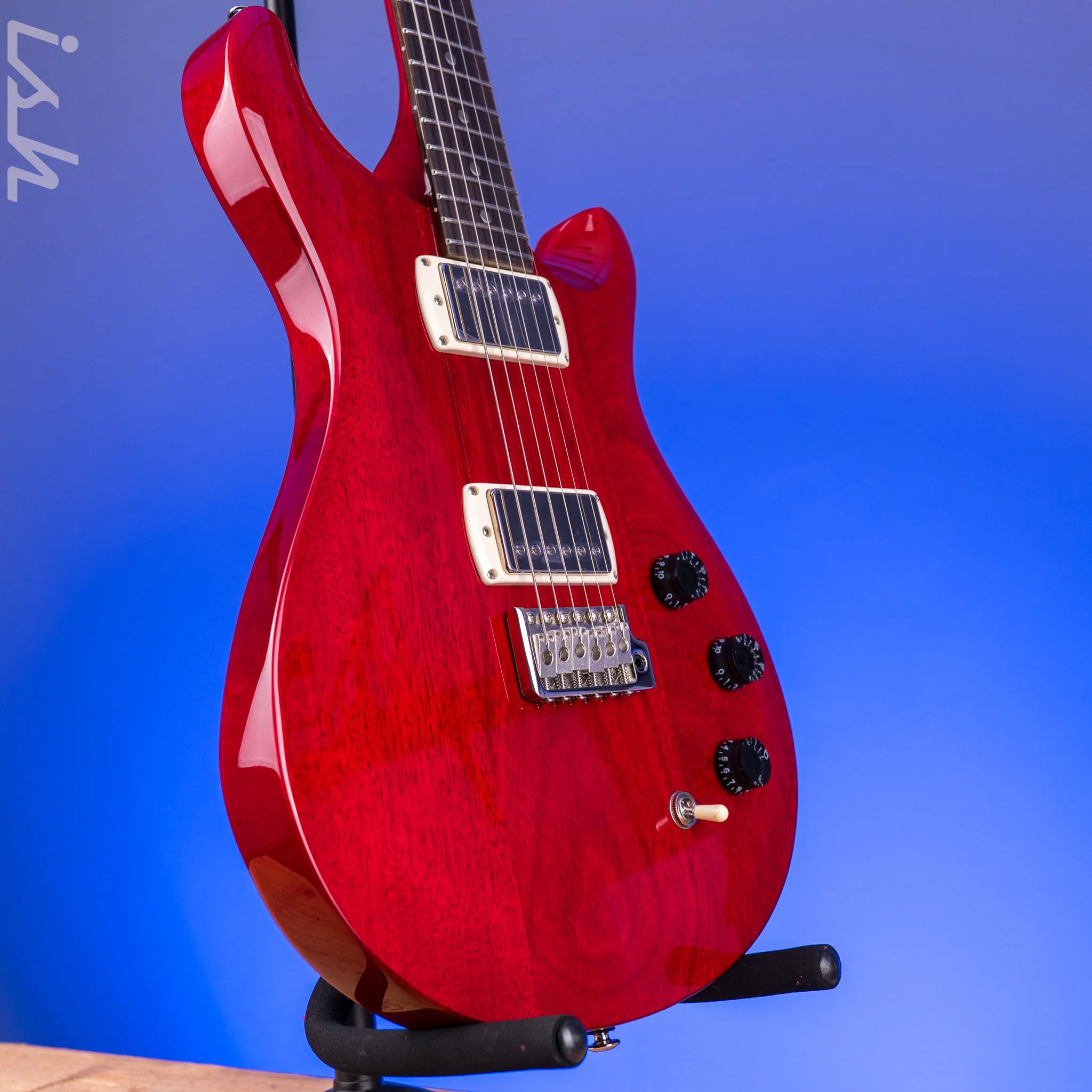 PRS SE DGT Standard Moon Inlay Vintage Cherry - Image 3