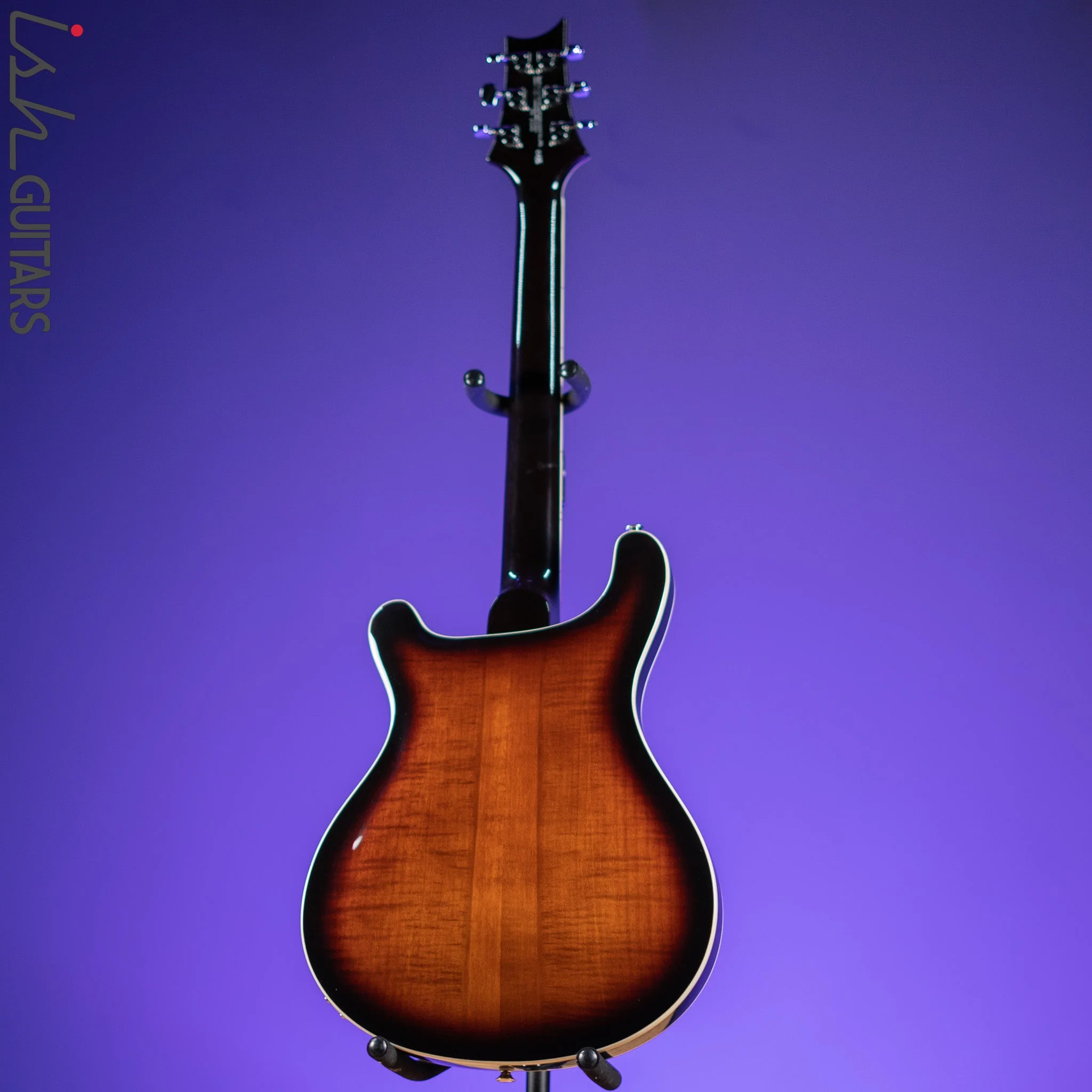 PRS SE Hollowbody II Electric Guitar Black Gold Sunburst - Image 6