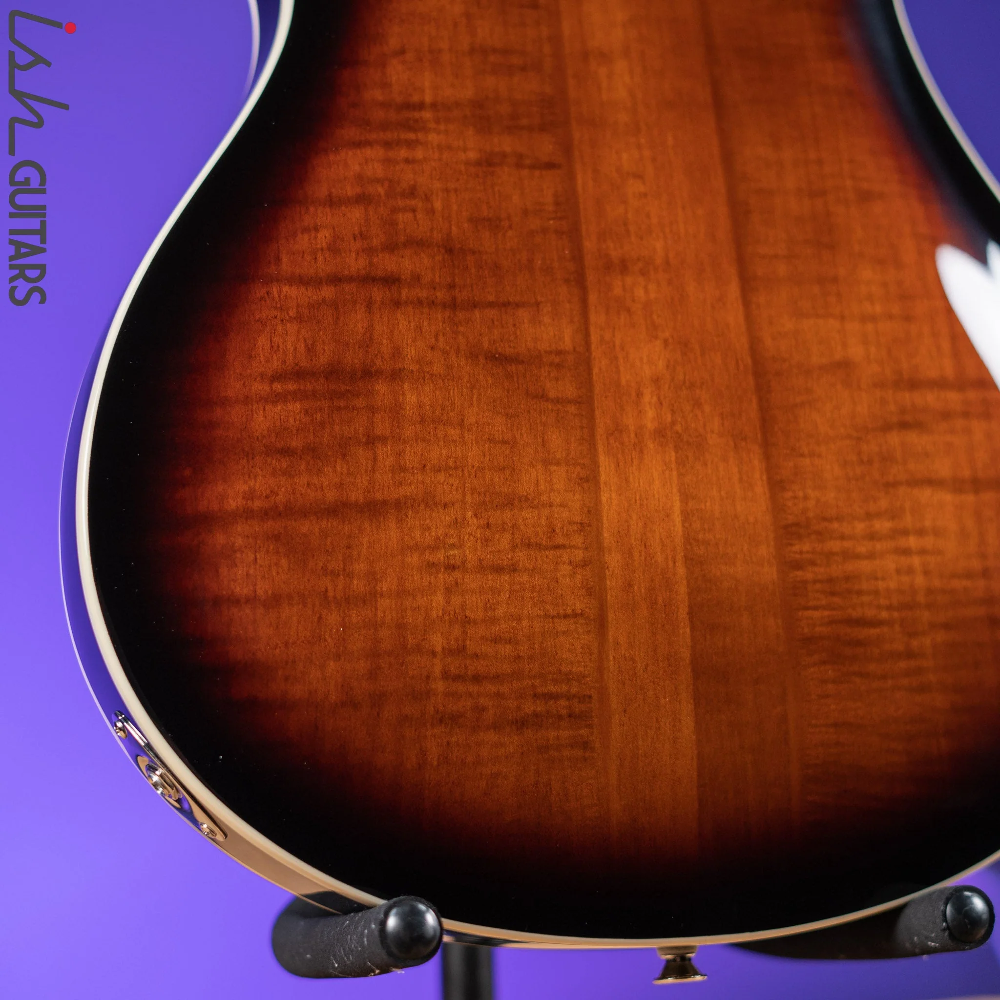 PRS SE Hollowbody II Electric Guitar Black Gold Sunburst - Image 9