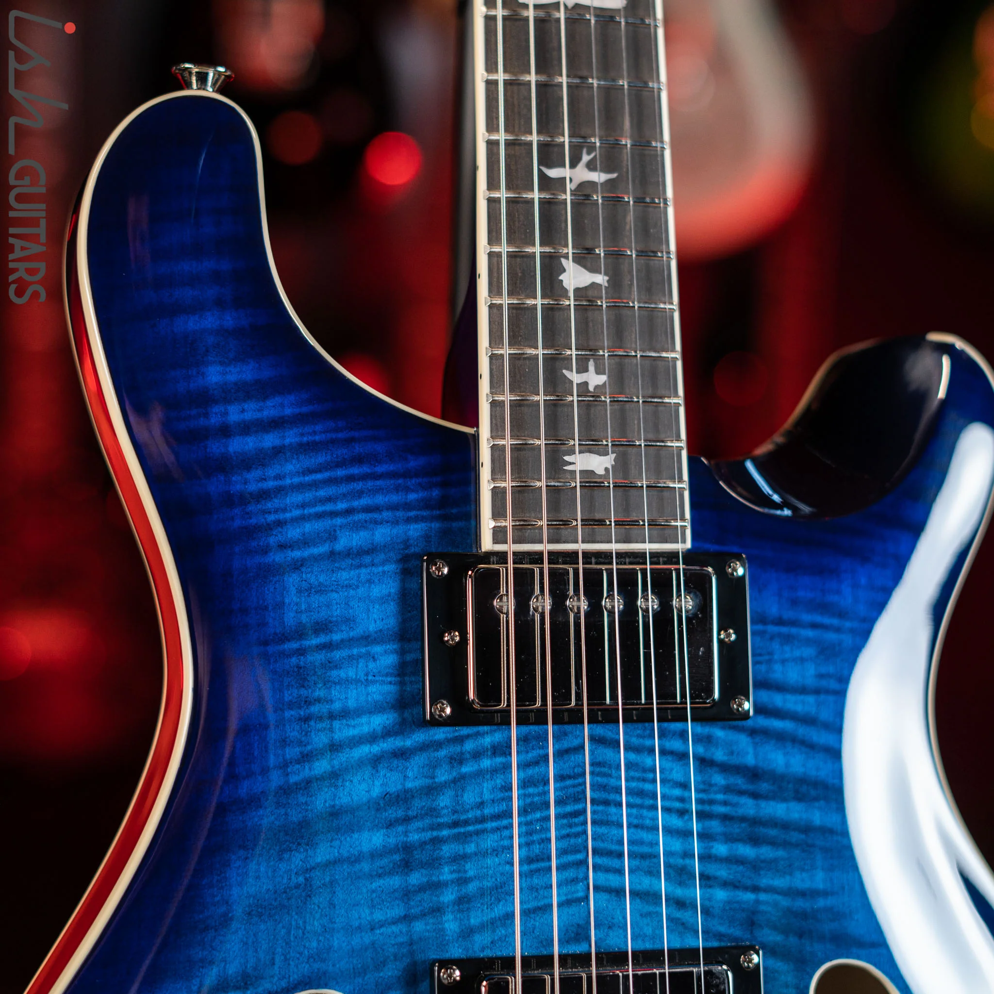 PRS SE Hollowbody II Faded Blue Burst - Image 3