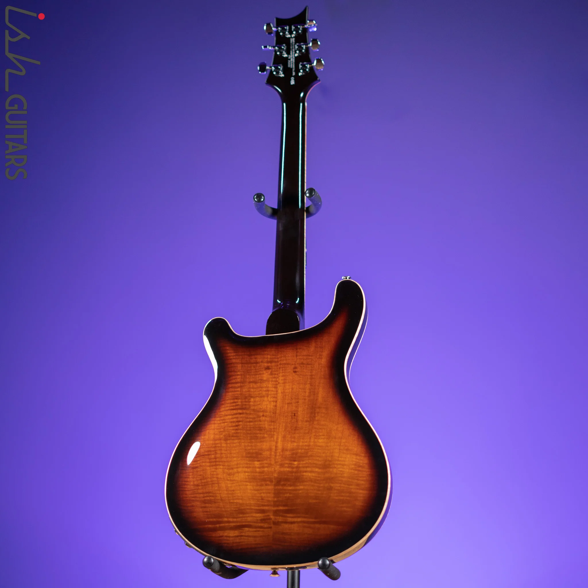 PRS SE Hollowbody II Piezo Electric Guitar Black Gold Burst - Image 7