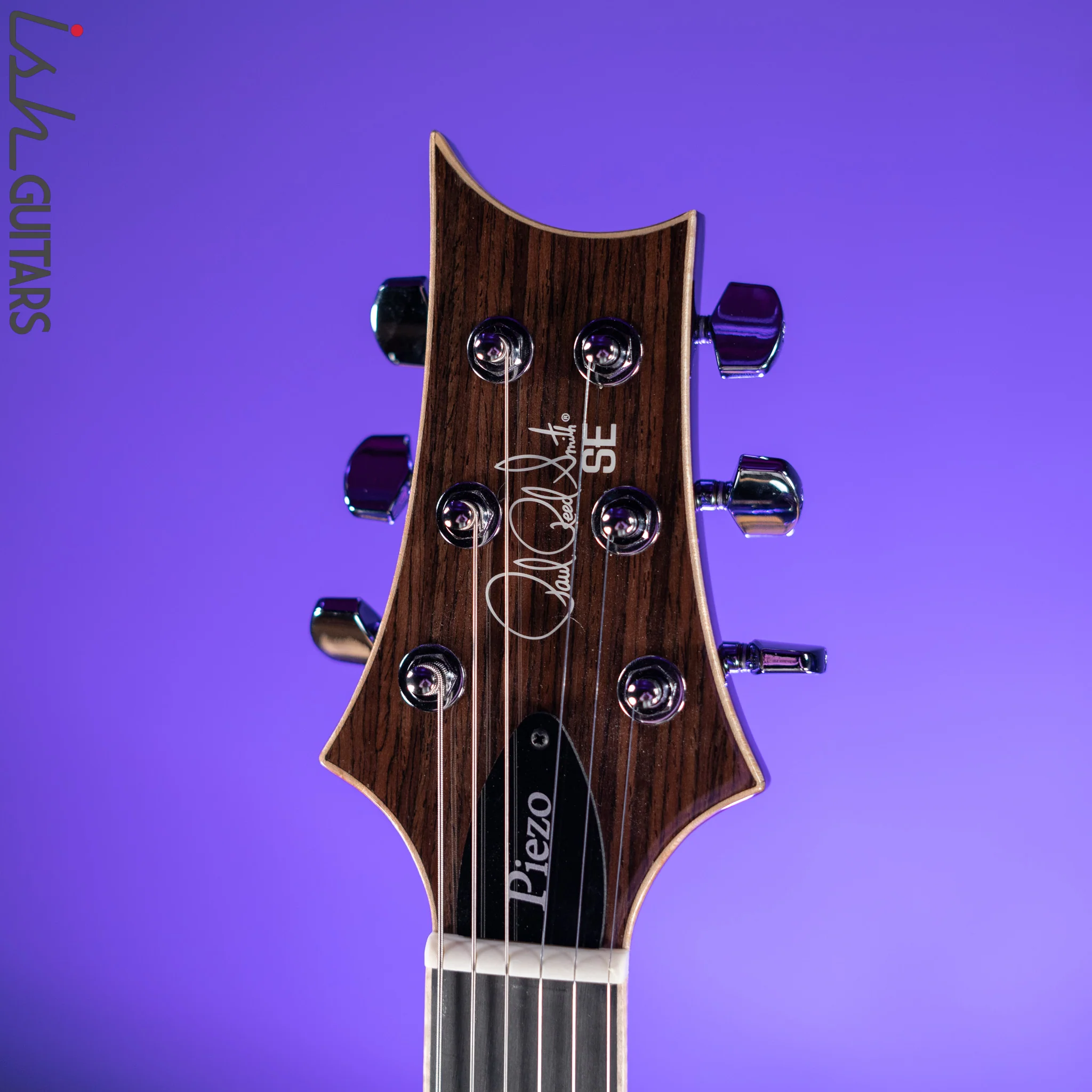 PRS SE Hollowbody II Piezo Electric Guitar Black Gold Burst - Image 6