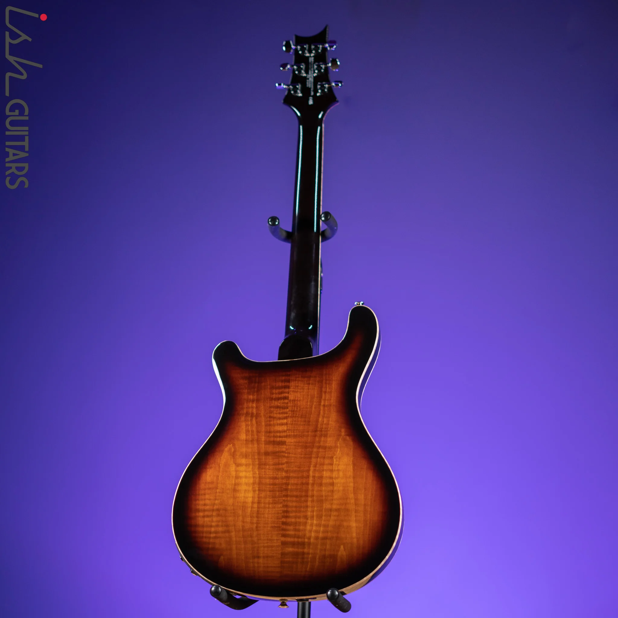 PRS SE Hollowbody II Piezo Electric Guitar Black Gold Burst - Image 7