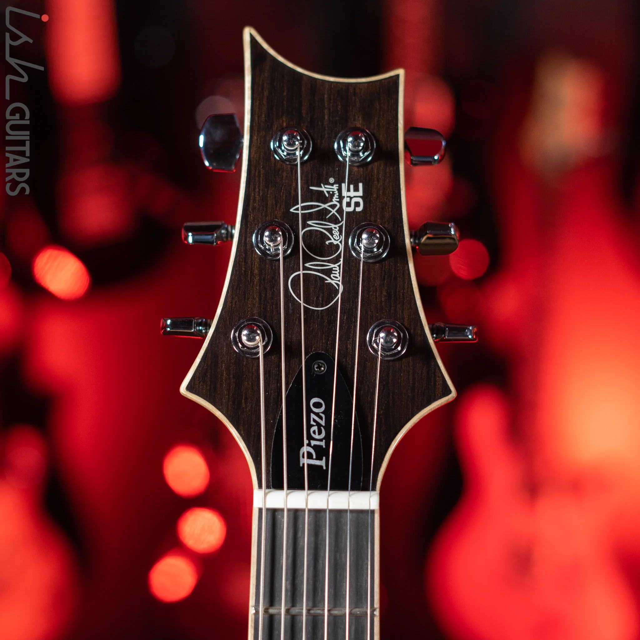 PRS SE Hollowbody II Piezo Electric Guitar Peacock Blue Sunburst Demo - Image 6