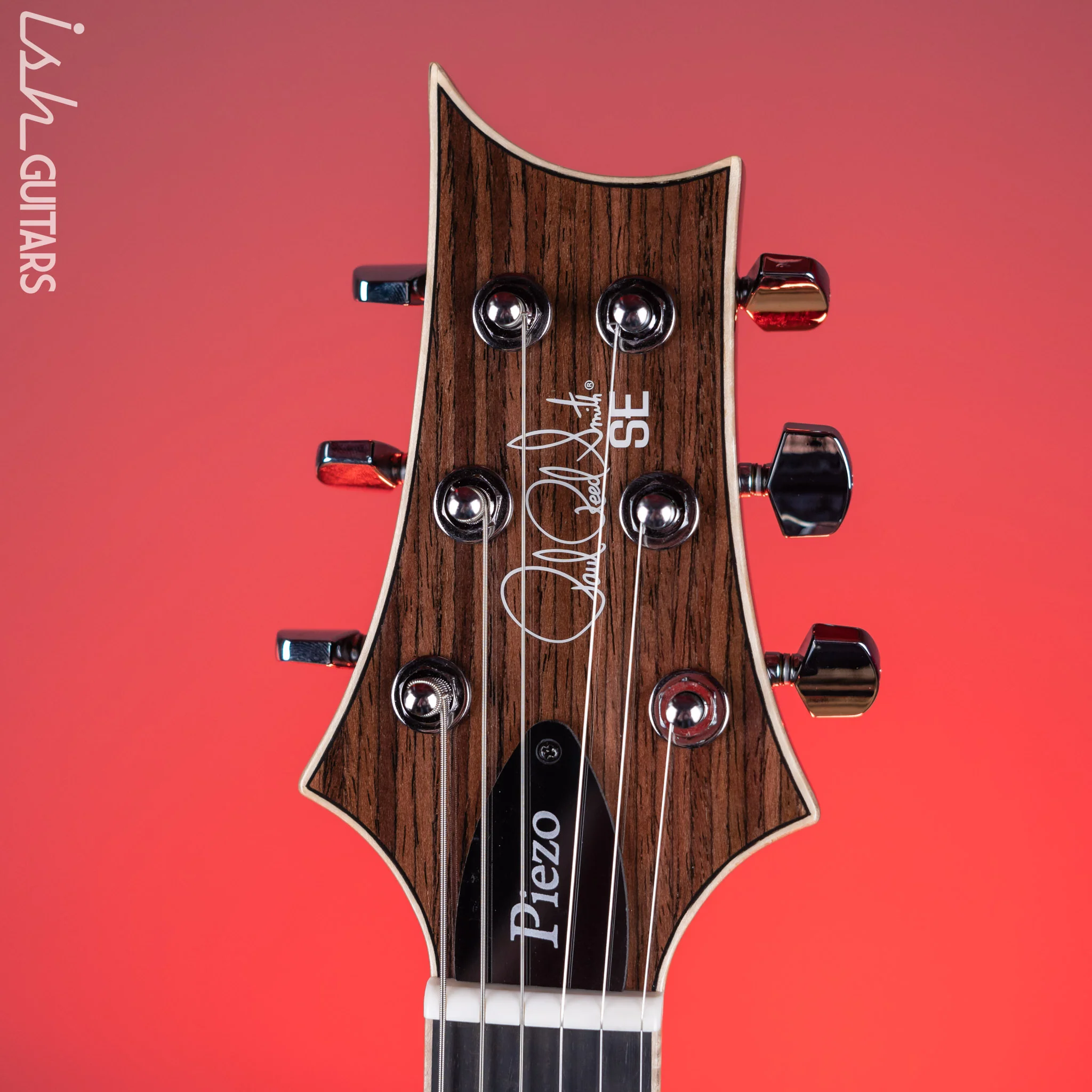 PRS SE Hollowbody II Piezo Electric Guitar Peacock Blue Sunburst Demo - Image 6