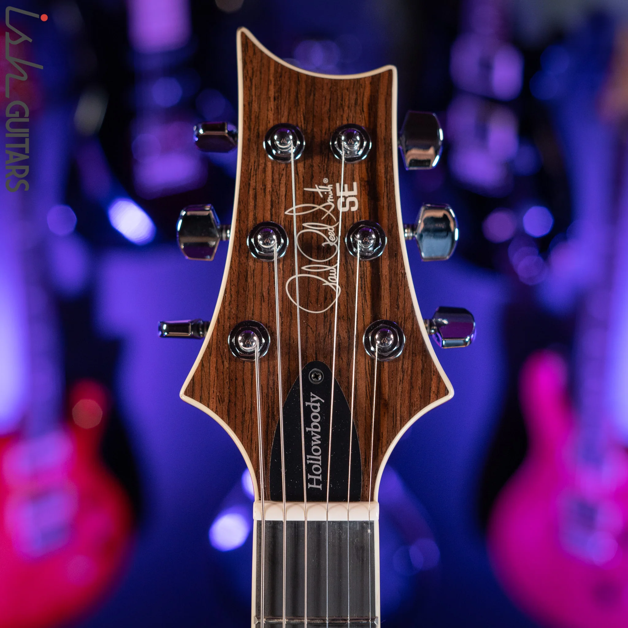 PRS SE Hollowbody Standard Electric Guitar Fire Red Burst - Image 5