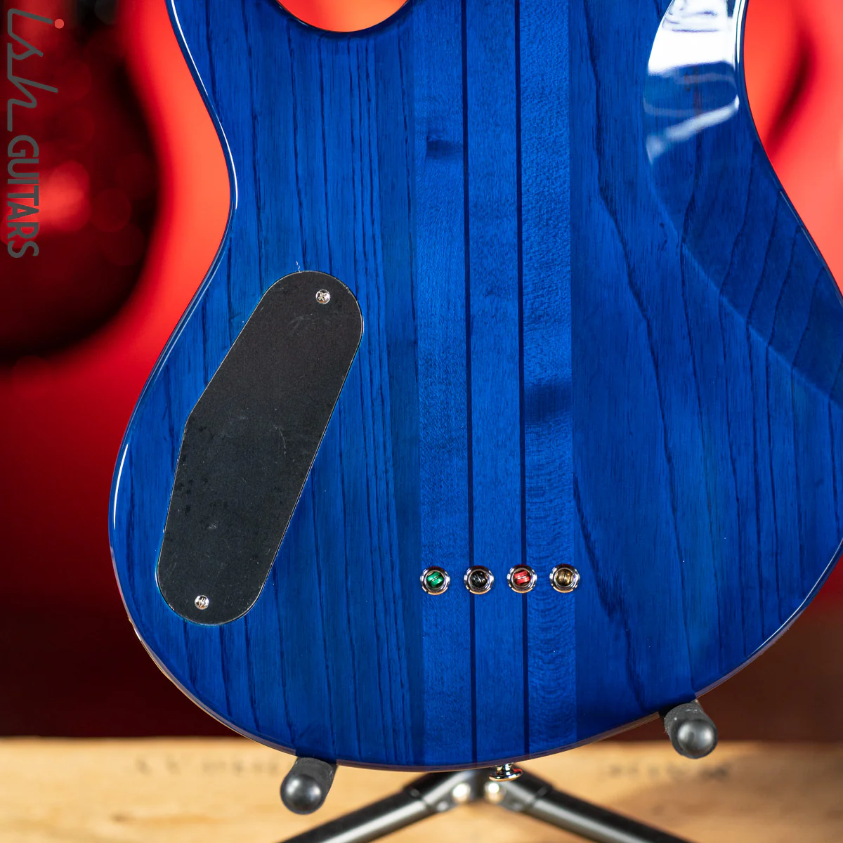 PRS SE Kingfisher Bass Faded Blue Wrap Around Burst - Image 10