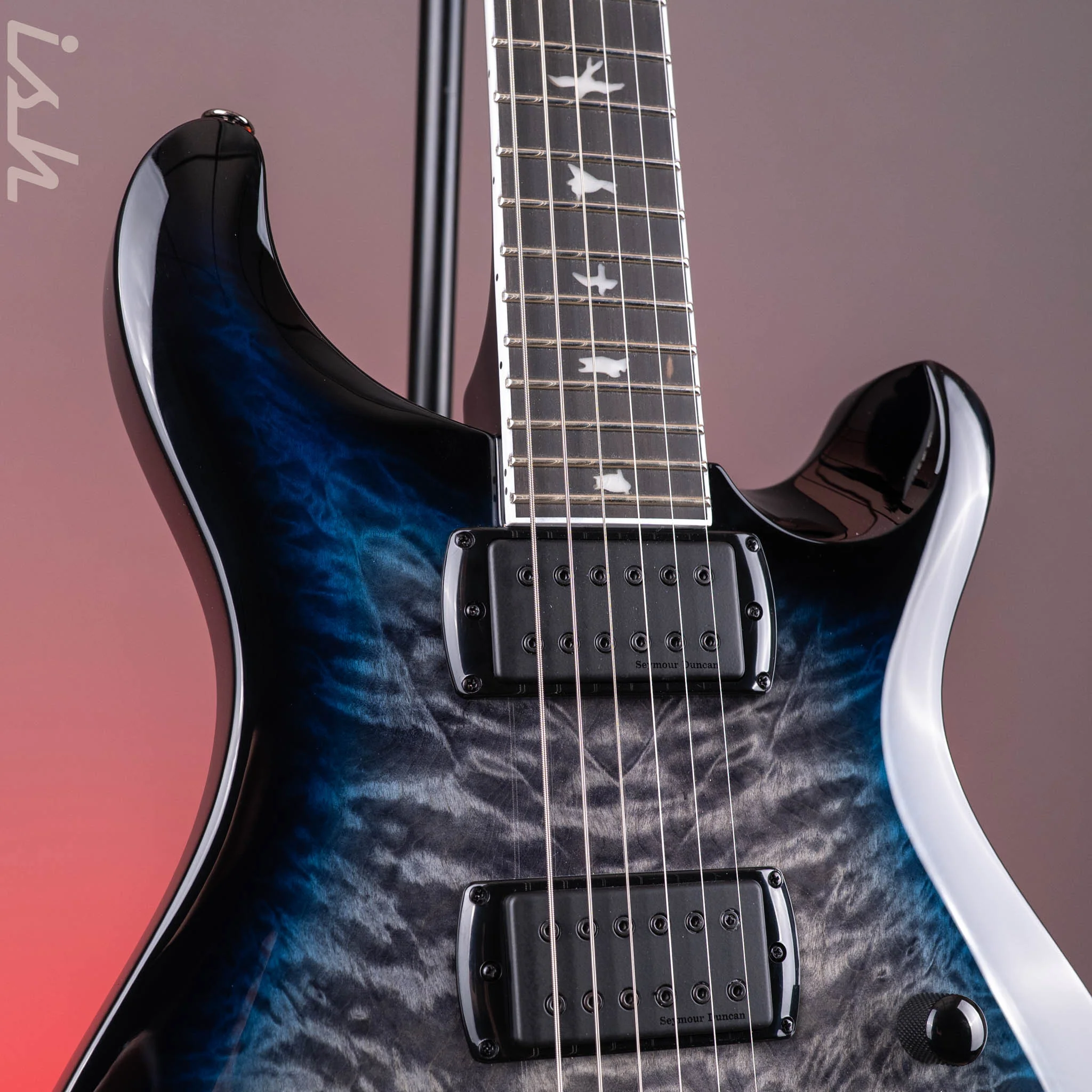 PRS SE Mark Holcomb Holcomb Blue Burst - Image 4