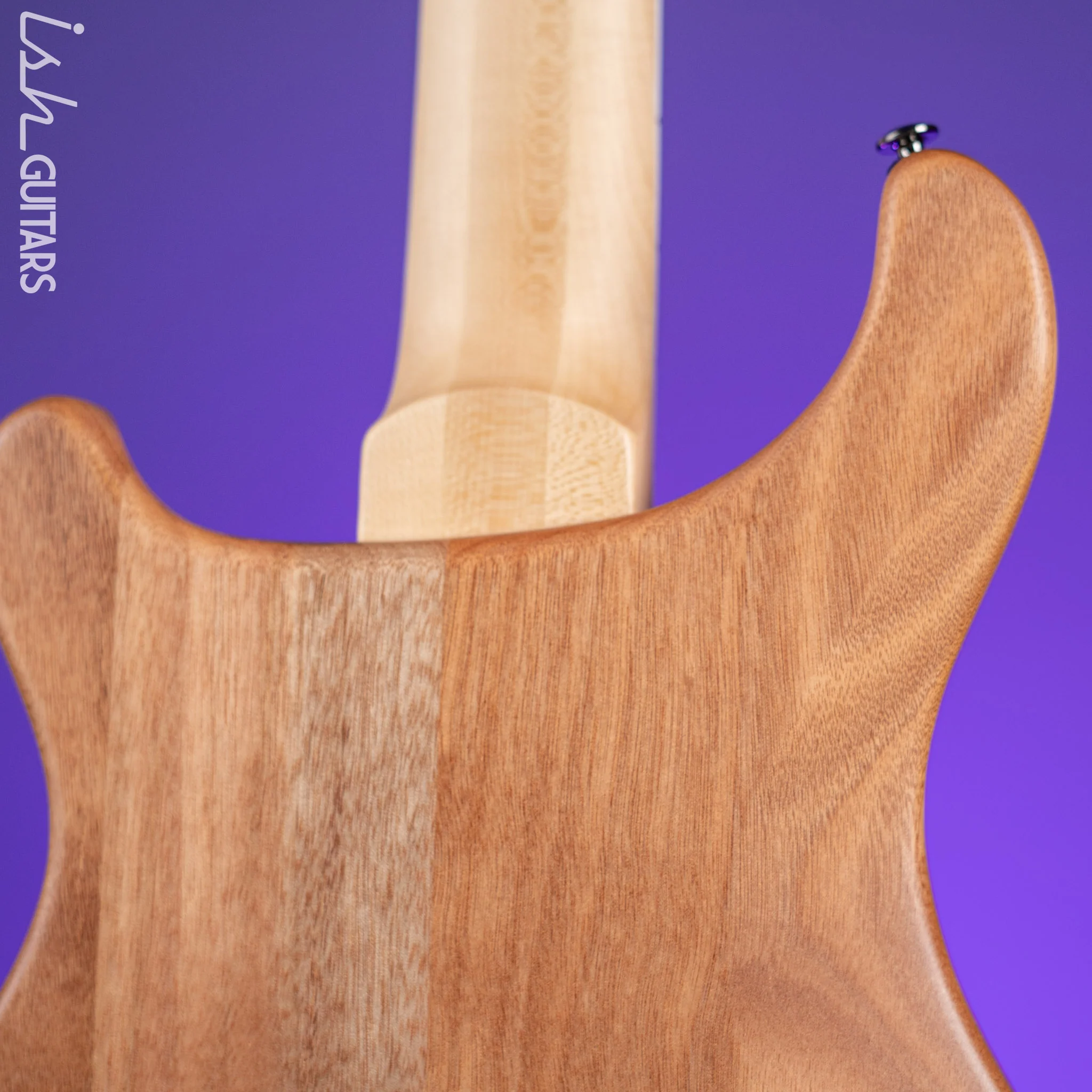 PRS SE Mark Holcomb SVN 7-String Electric Guitar Natural Walnut - Image 8