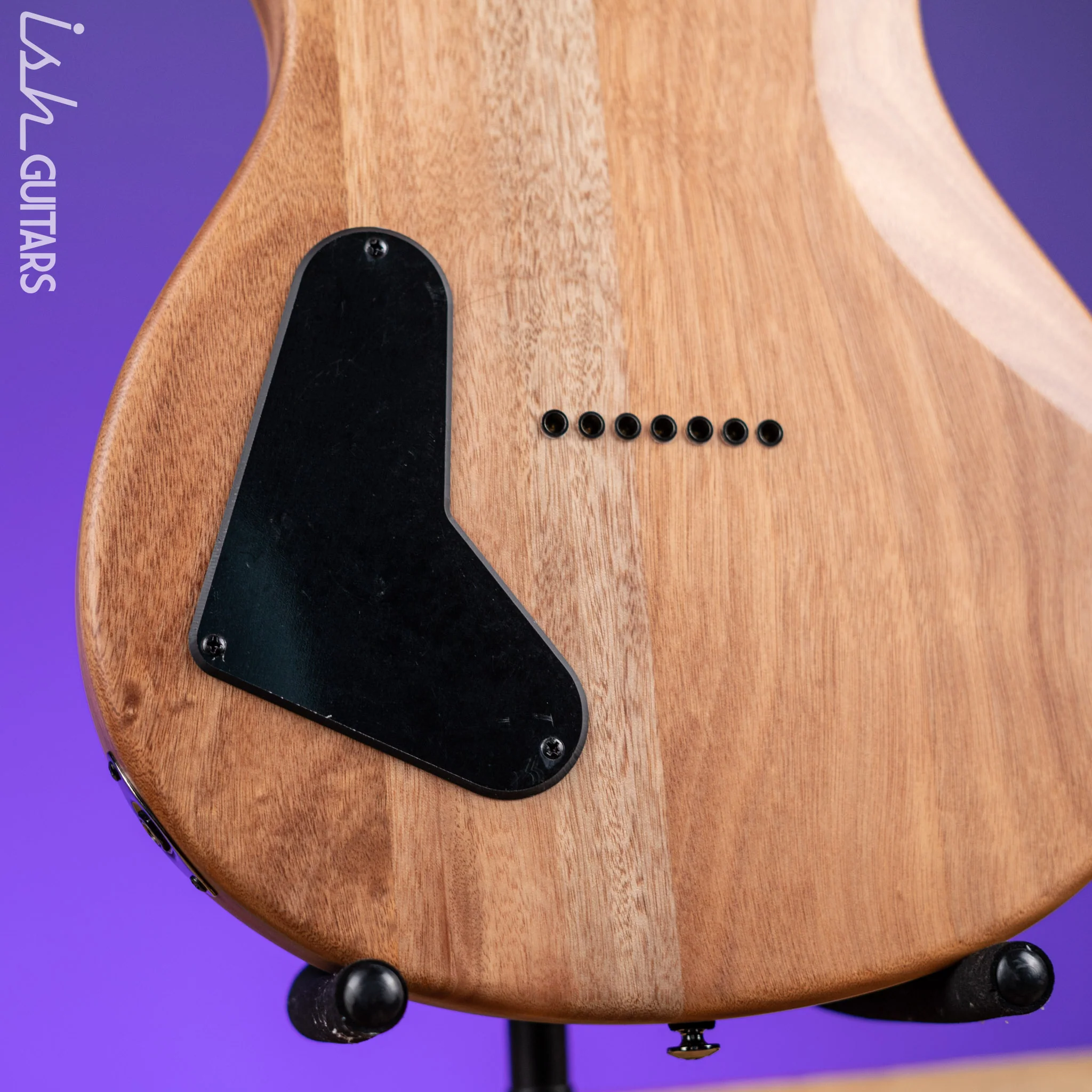 PRS SE Mark Holcomb SVN 7-String Electric Guitar Natural Walnut - Image 9