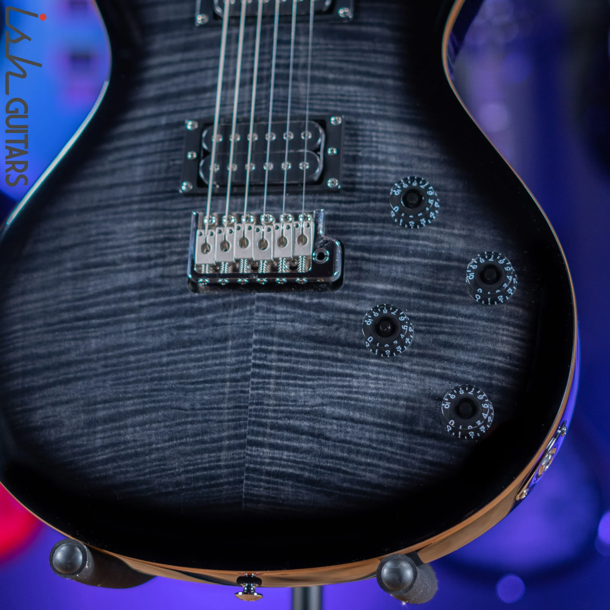 2021 PRS SE Mark Tremonti Electric Guitar Charcoal Burst - Image 4