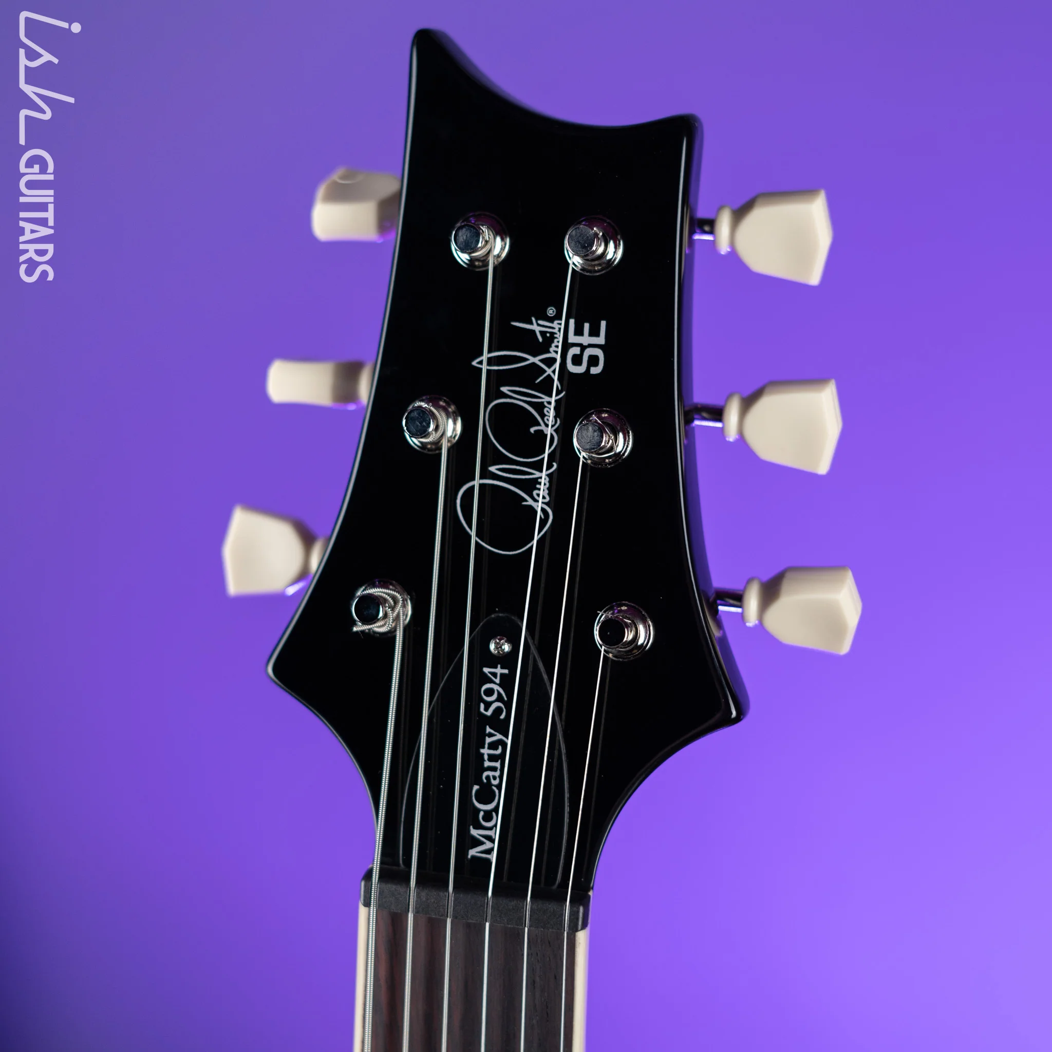 PRS SE McCarty 594 Electric Guitar Black Gold Sunburst - Image 5