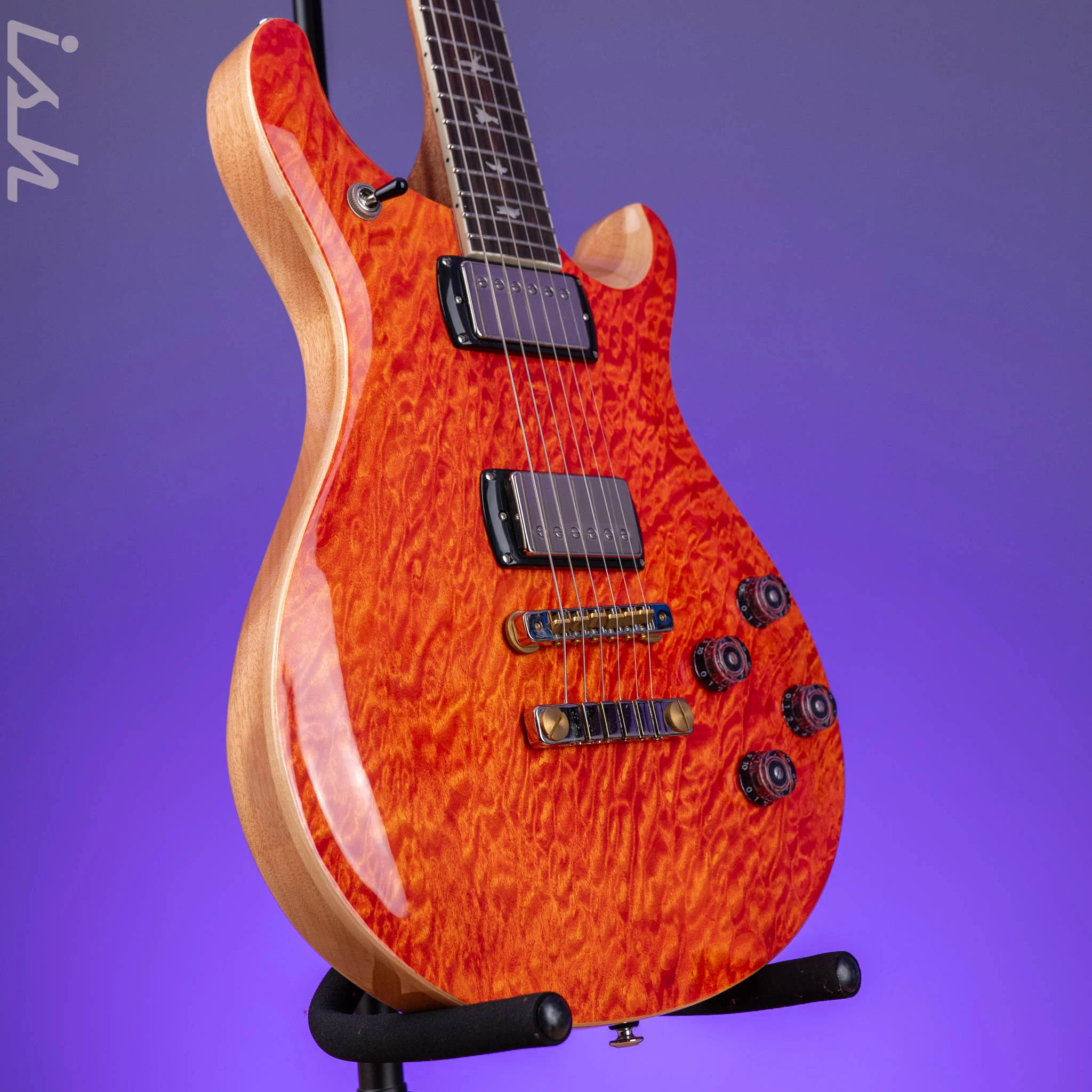 PRS SE McCarty 594 Quilt Blood Orange *One Piece 'Top'* - Image 3