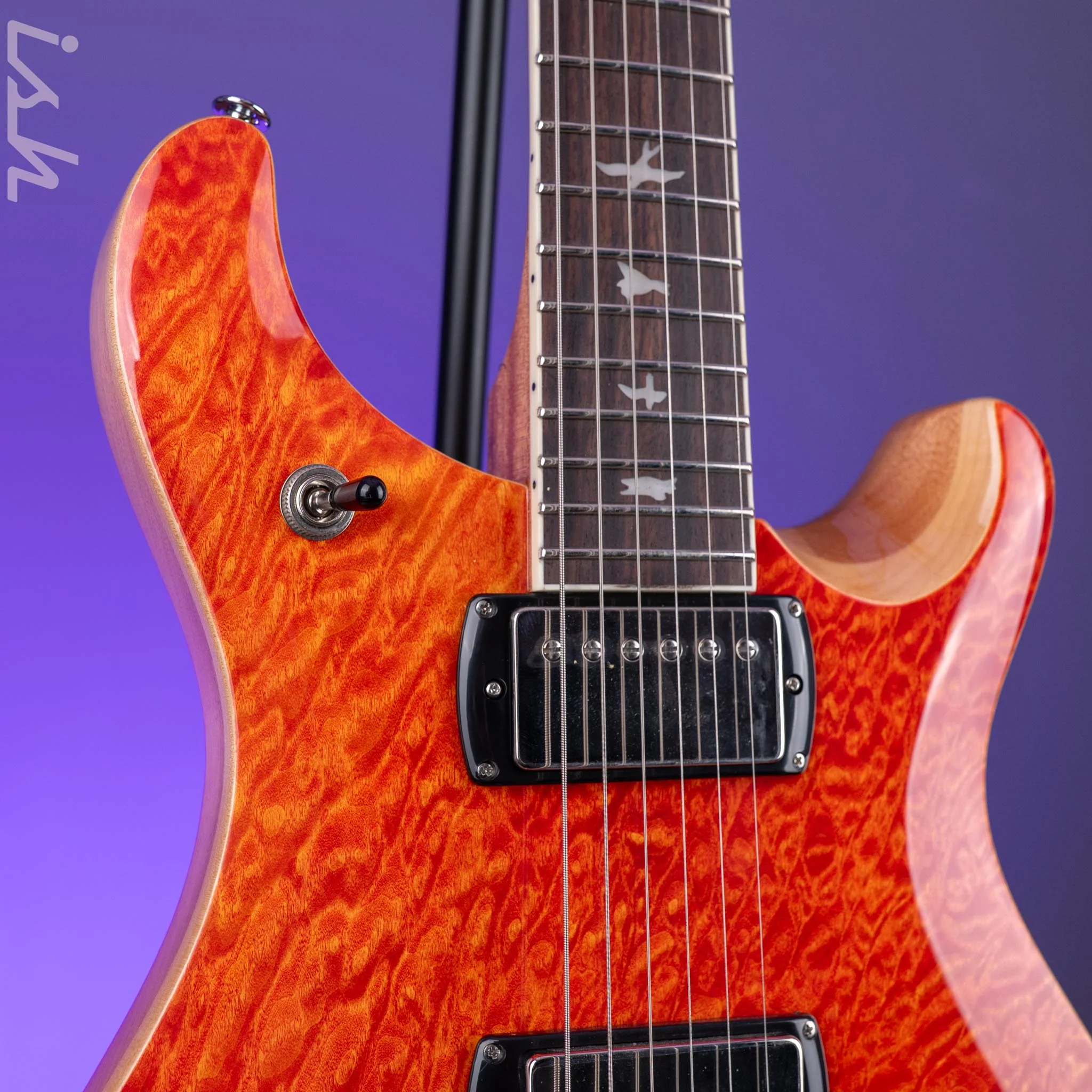 PRS SE McCarty 594 Quilt Blood Orange *One Piece 'Top'* - Image 4