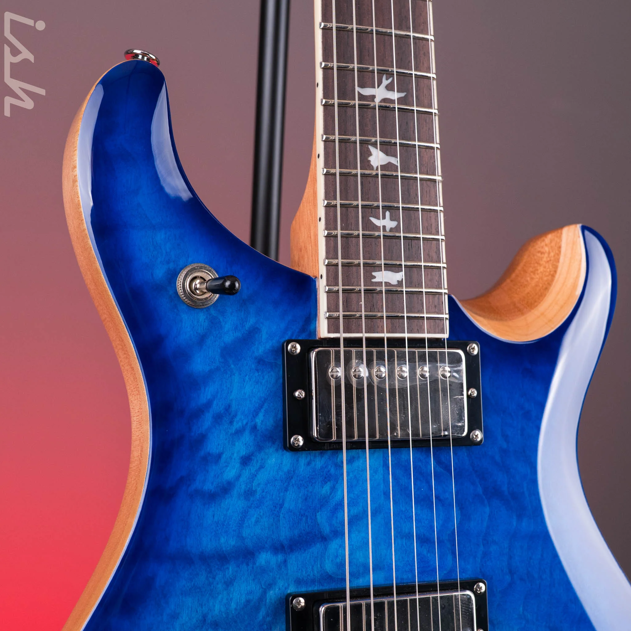 PRS SE McCarty 594 Quilt Faded Blue Burst - Image 4