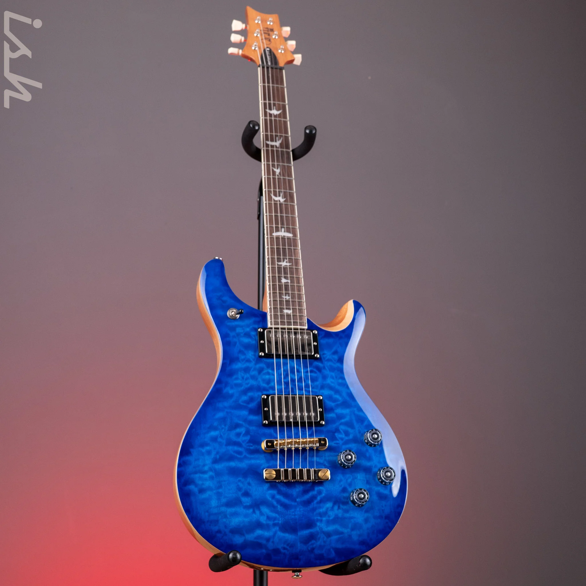 PRS SE McCarty 594 Quilt Faded Blue Burst - Image 2
