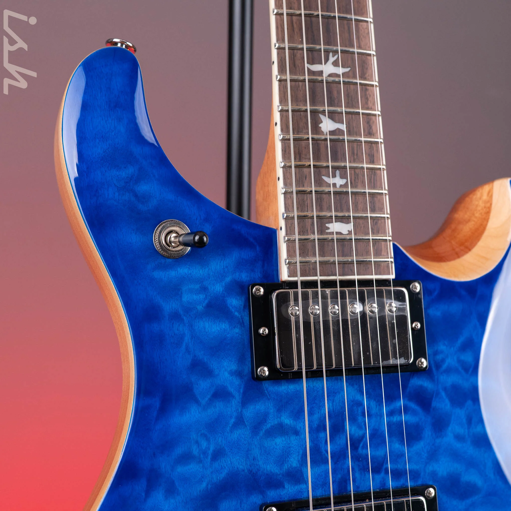 PRS SE McCarty 594 Quilt Faded Blue Burst - Image 4