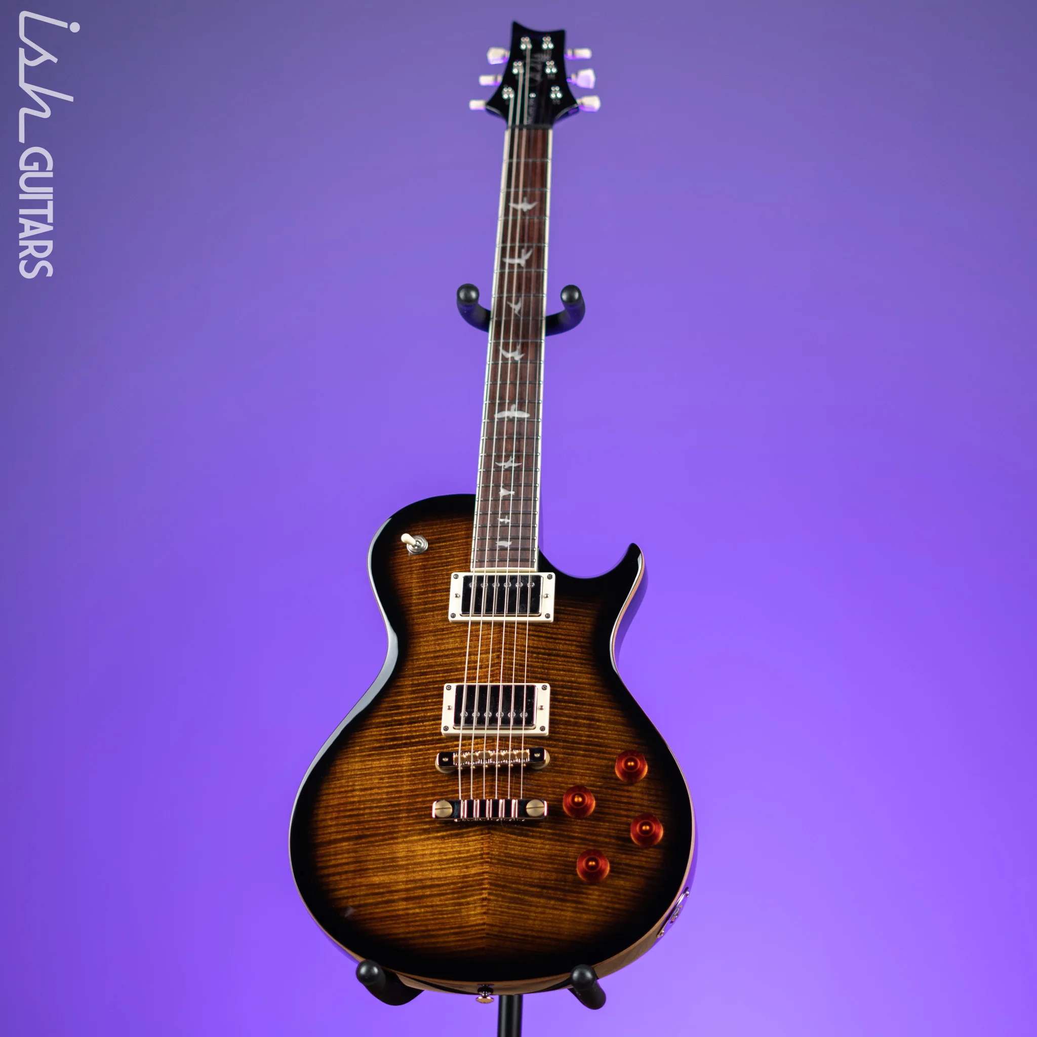PRS SE McCarty 594 Singlecut Electric Guitar Black Gold Burst - Image 2