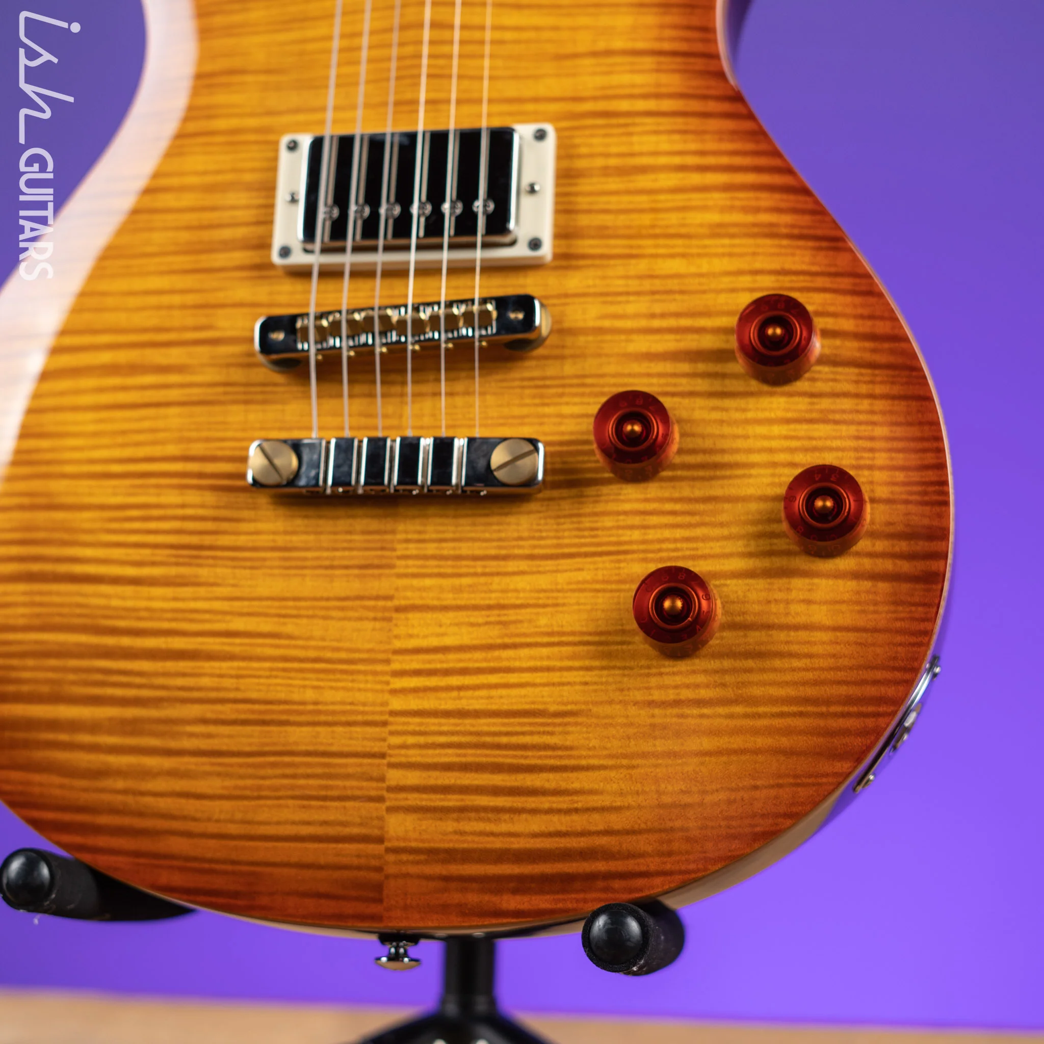 PRS SE McCarty 594 Singlecut Electric Guitar Vintage Sunburst - Image 4
