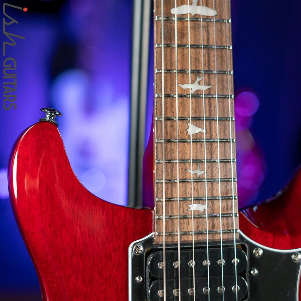 2021 PRS SE Mira Electric Guitar Vintage Cherry - Image 5