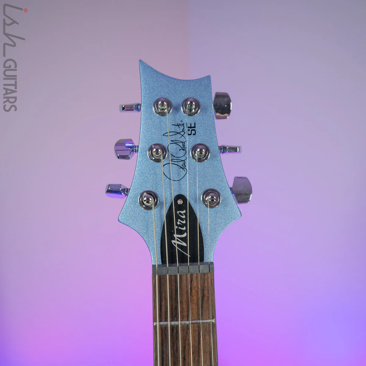 2020 PRS SE Mira Frost Blue Metallic - Image 7