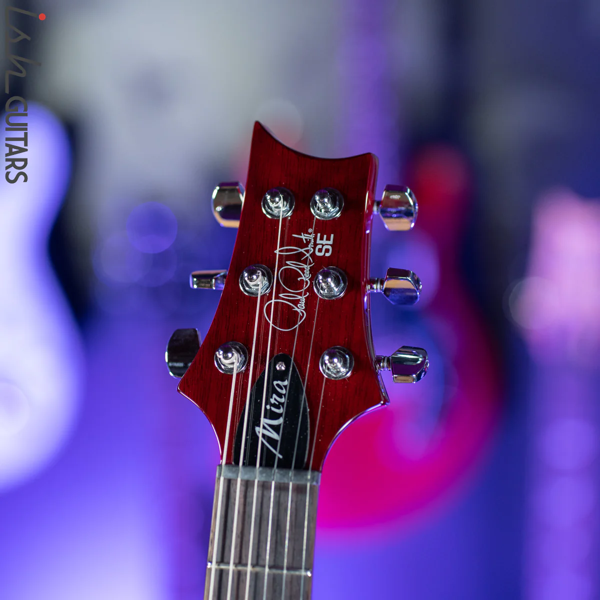 2021 PRS SE Mira Vintage Cherry - Image 6