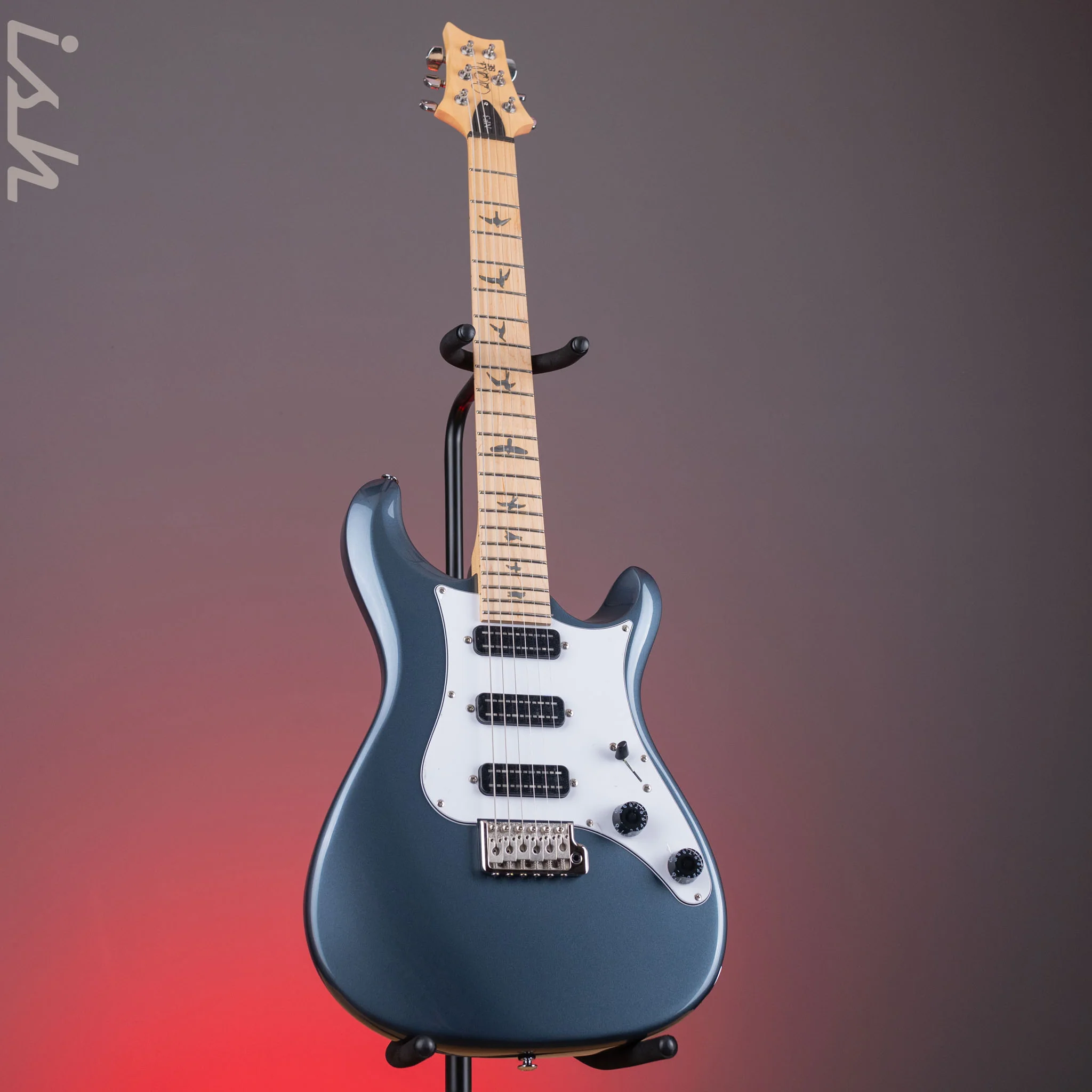 PRS SE NF3 Electric Guitar Gunmetal Grey Maple Fretboard - Image 2